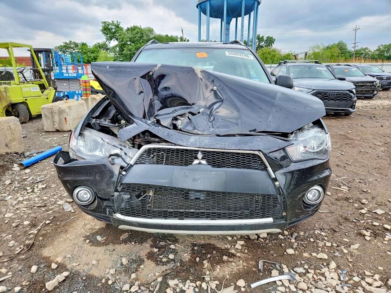 2012 Mitsubishi Outlander Se Black vin: JA4JT3AW6CU003752