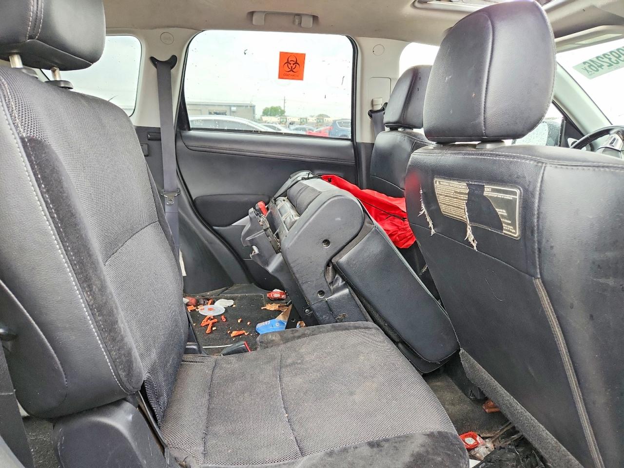 2012 Mitsubishi Outlander Se Black vin: JA4JT3AW6CU003752