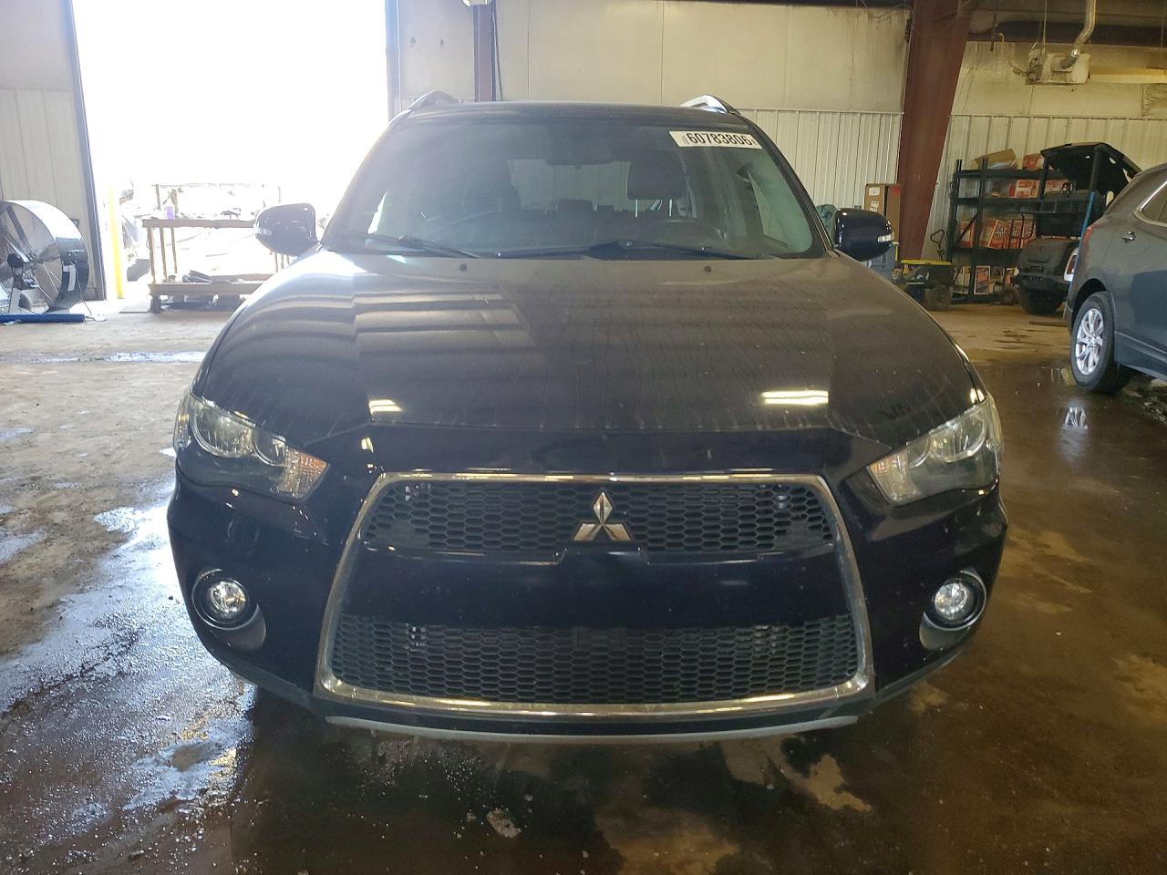 2010 Mitsubishi Outlander Se Blue vin: JA4JT3AW7AZ015196