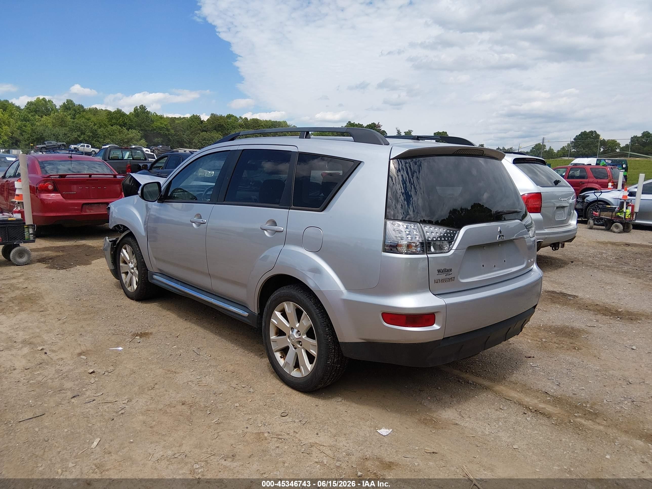 2011 Mitsubishi Outlander Se Silver vin: JA4JT3AW7BU038573