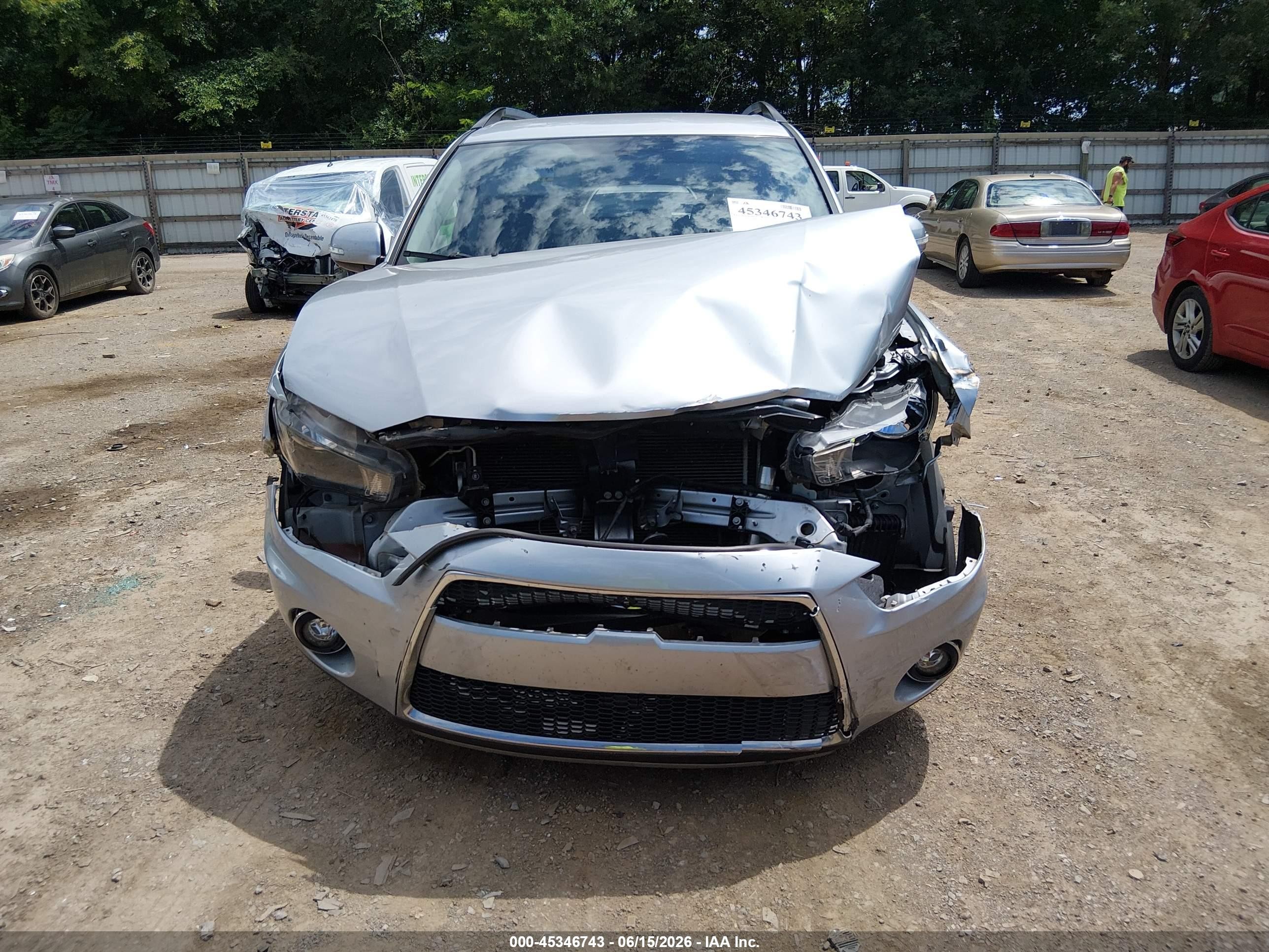 2011 Mitsubishi Outlander Se Silver vin: JA4JT3AW7BU038573