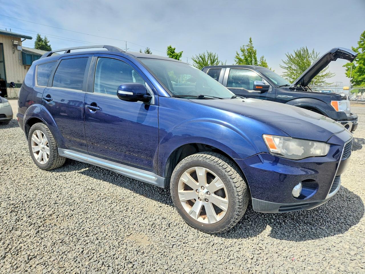 2012 Mitsubishi Outlander Se Blue vin: JA4JT3AW7CU023783
