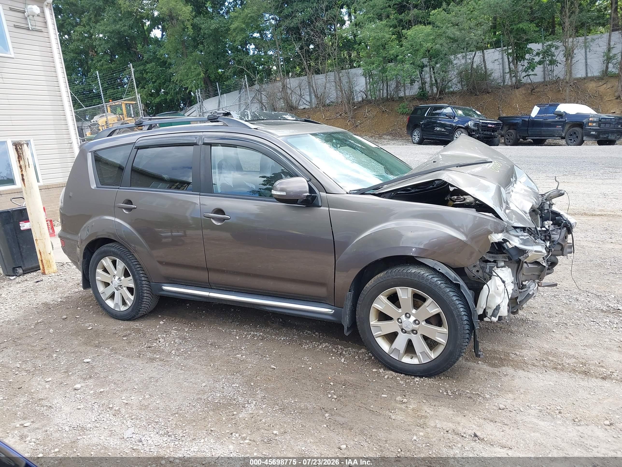 2012 Mitsubishi Outlander Se Tan vin: JA4JT3AW8CU026160