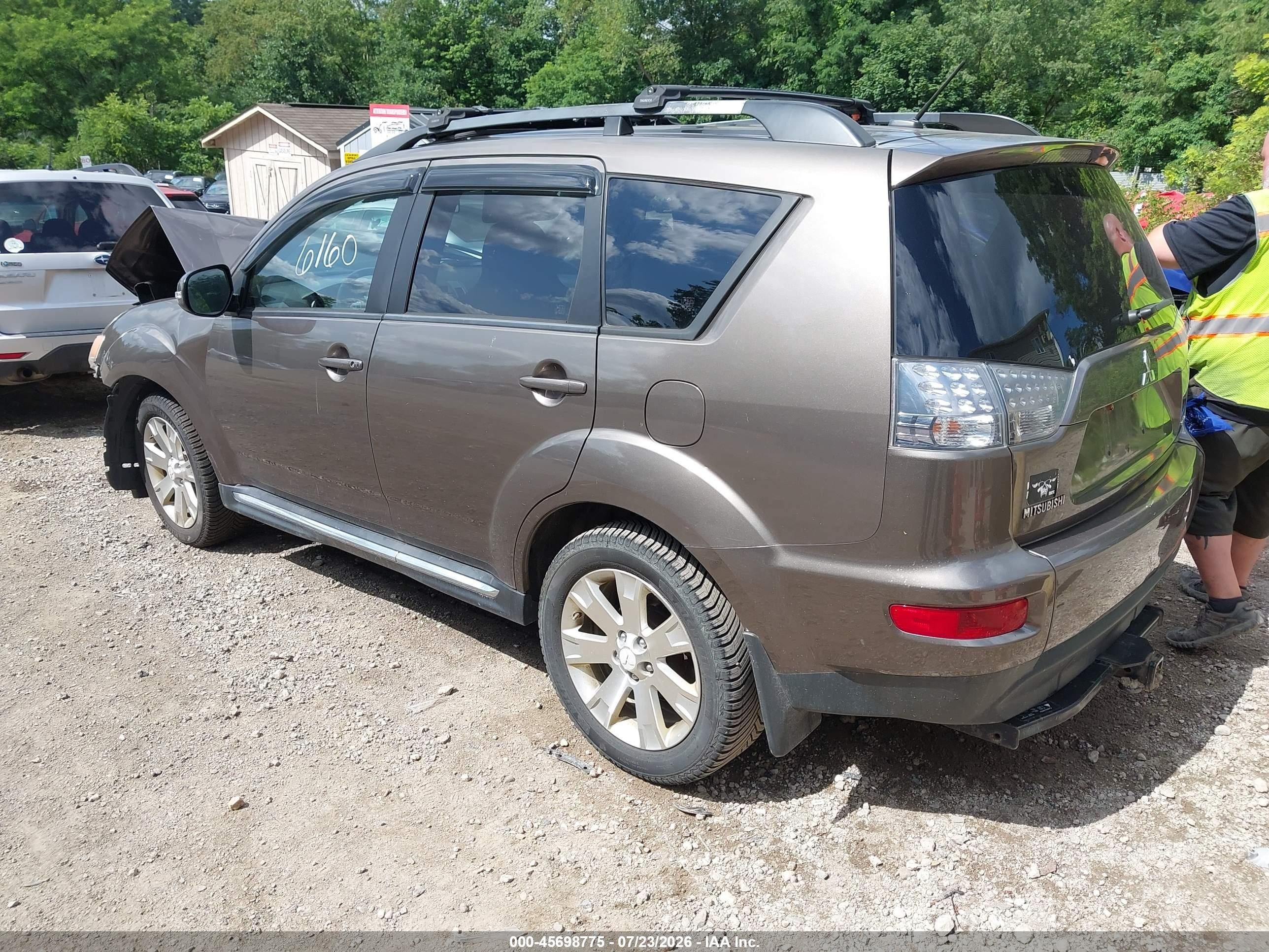 2012 Mitsubishi Outlander Se Tan vin: JA4JT3AW8CU026160