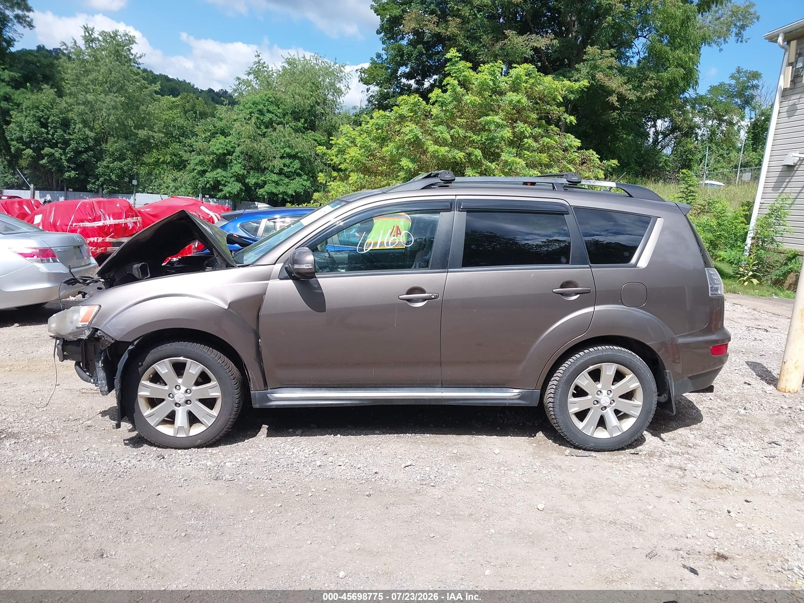 2012 Mitsubishi Outlander Se Tan vin: JA4JT3AW8CU026160