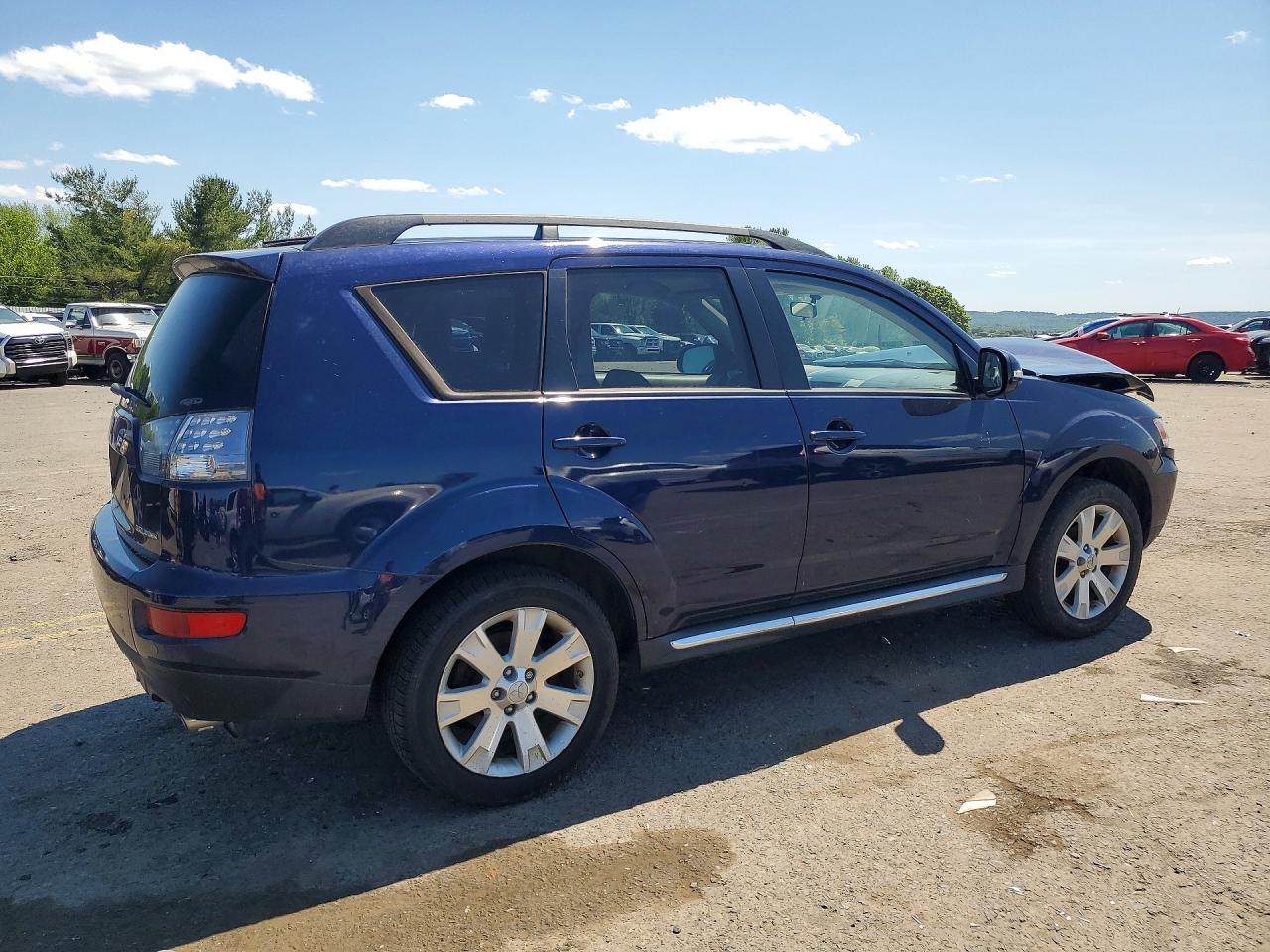 2013 Mitsubishi Outlander Se Синий vin: JA4JT3AW8DU012017