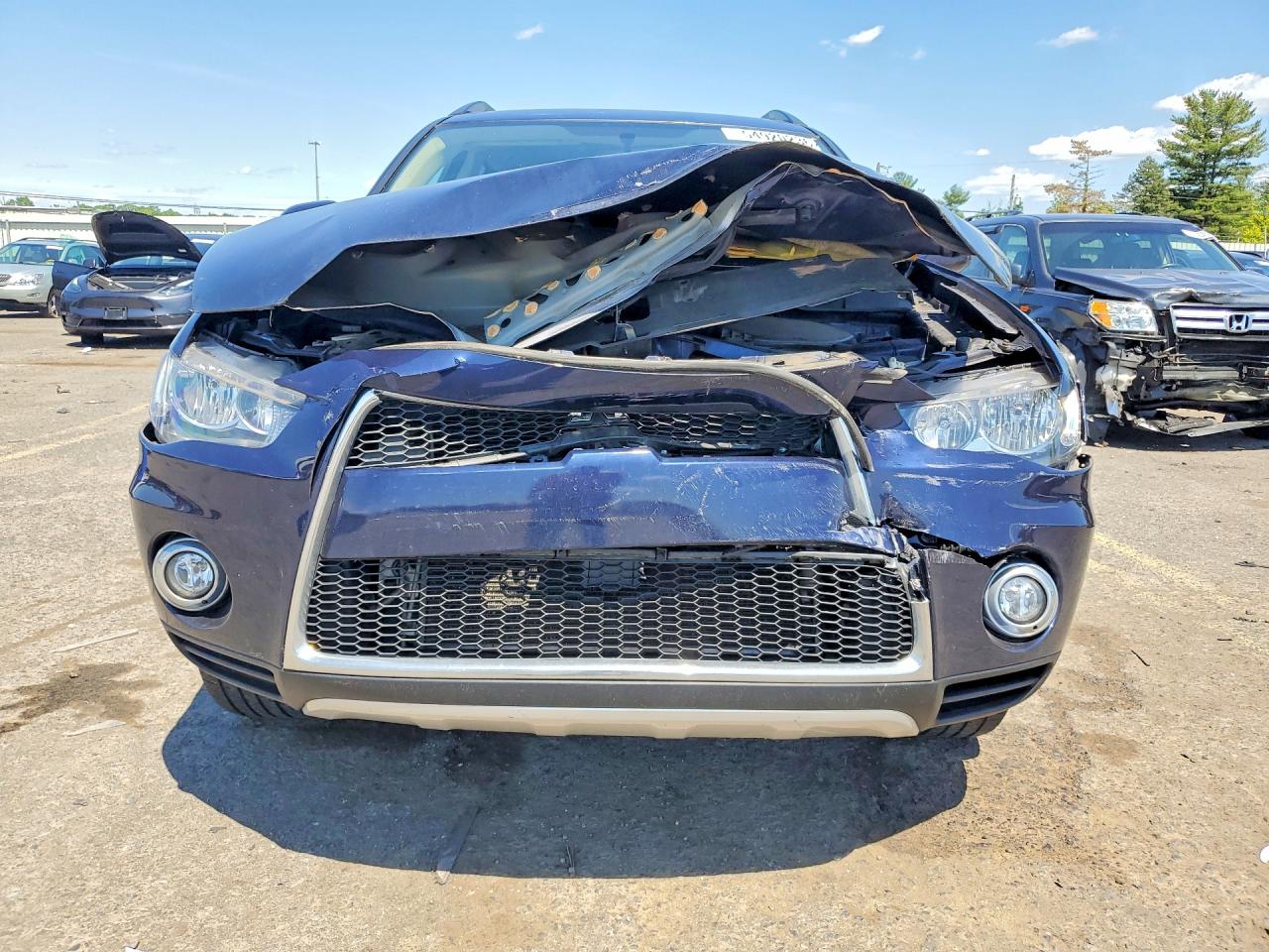 2013 Mitsubishi Outlander Se Синий vin: JA4JT3AW8DU012017