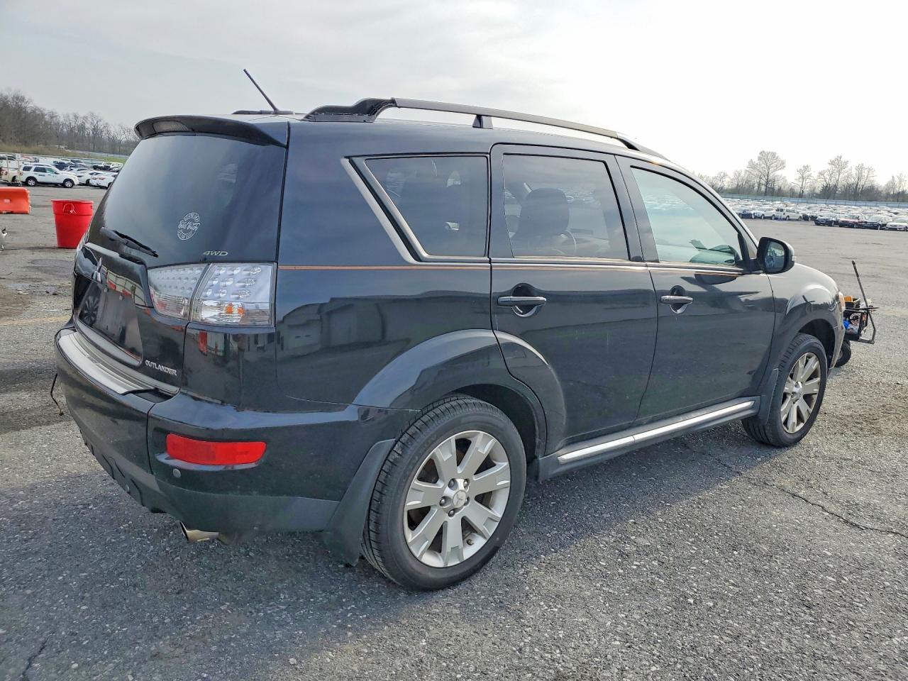 2013 Mitsubishi Outlander Se Black vin: JA4JT3AW8DU012180