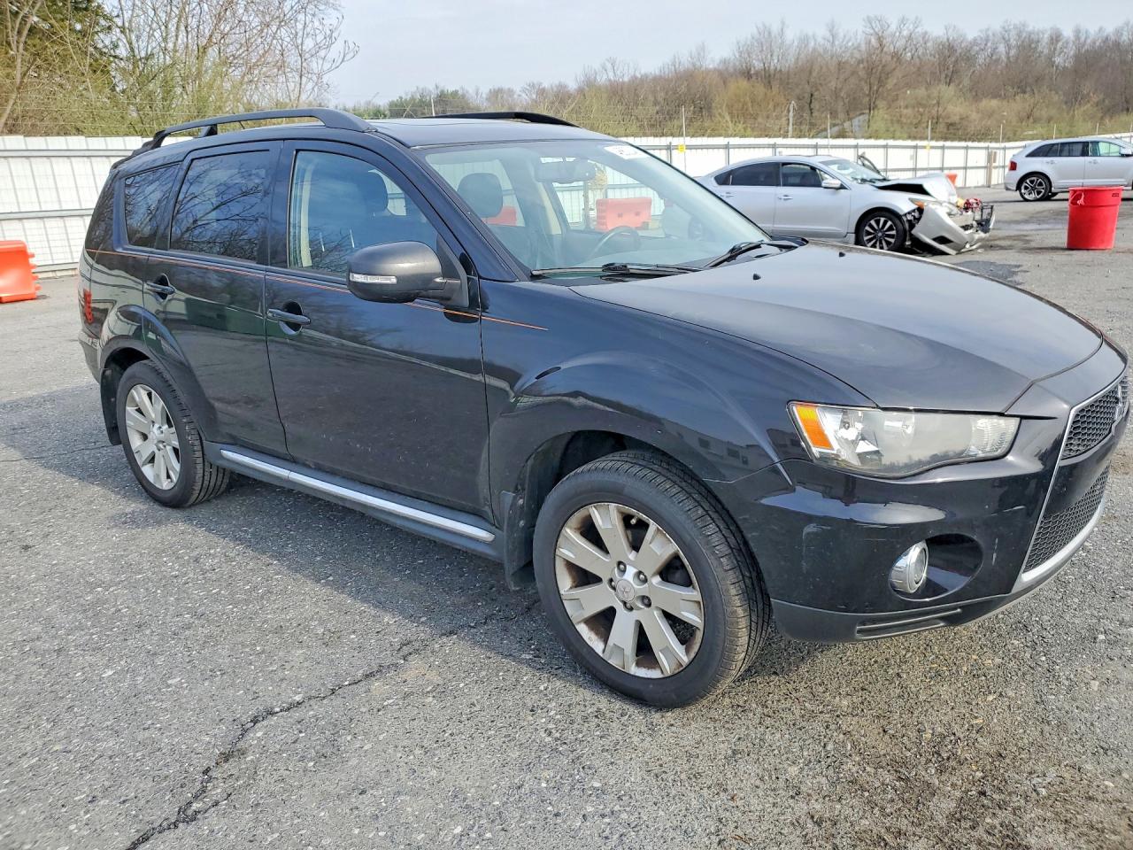 2013 Mitsubishi Outlander Se Black vin: JA4JT3AW8DU012180