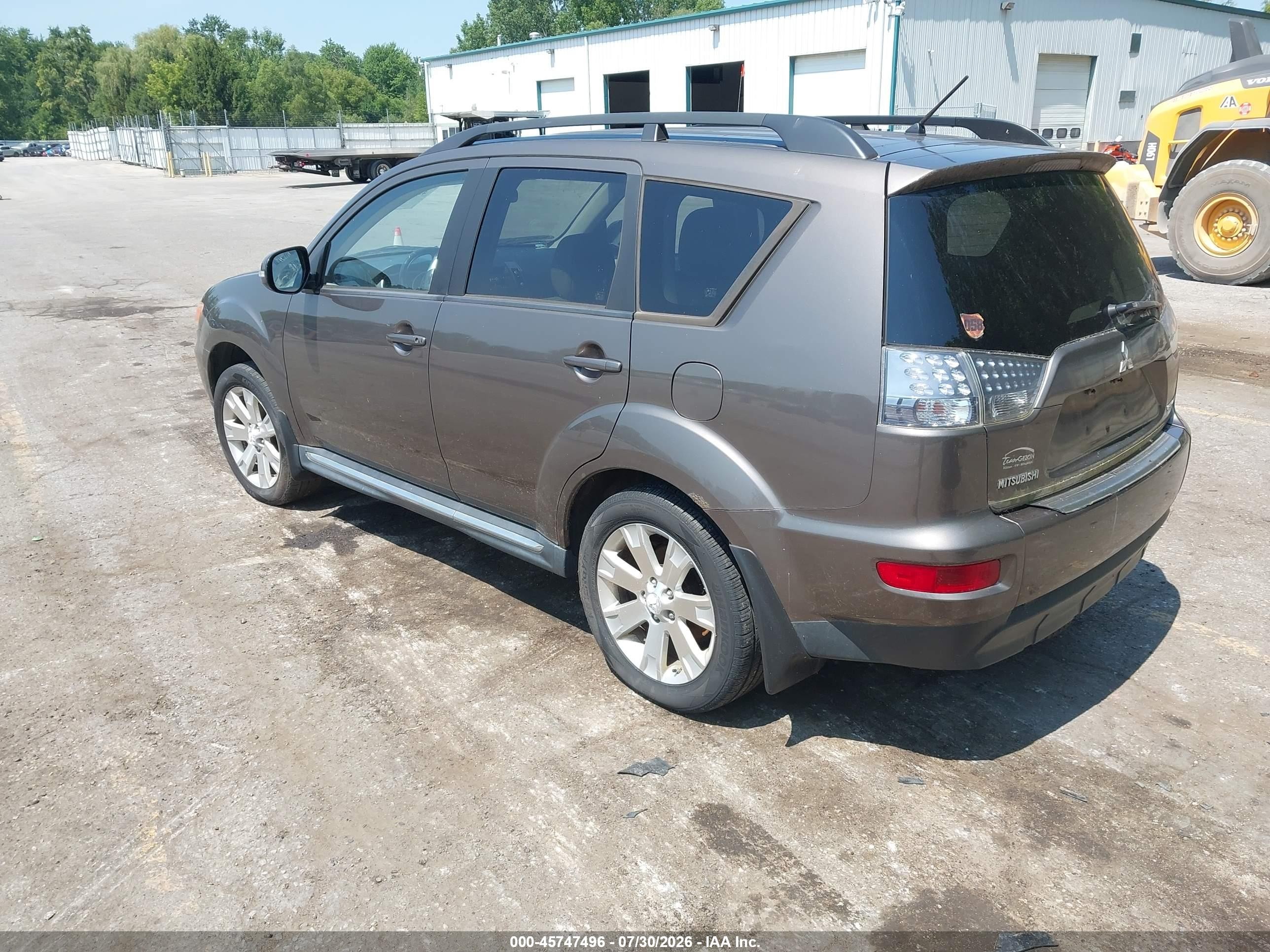 2011 Mitsubishi Outlander Se Gray vin: JA4JT3AW9BU012640