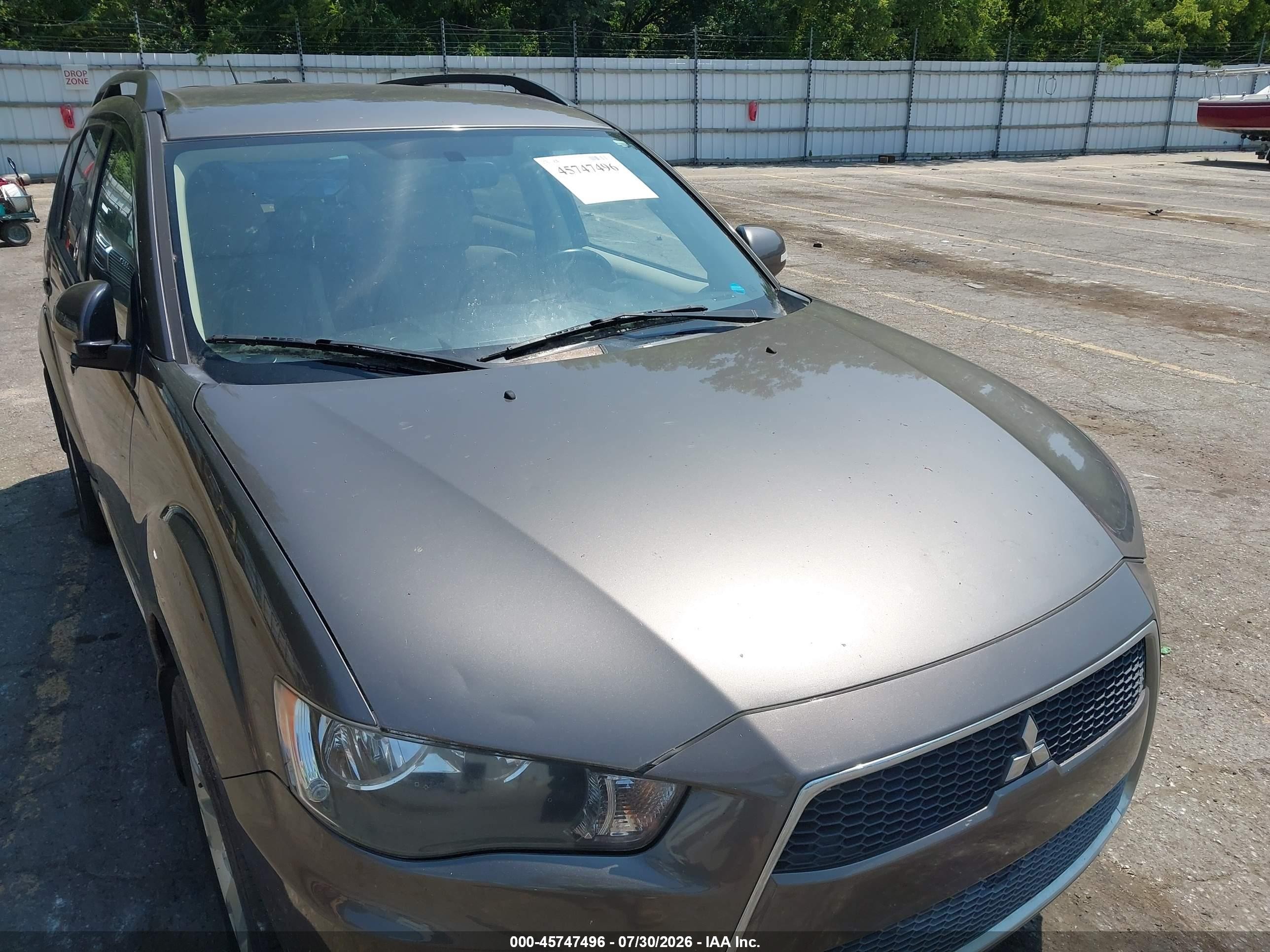 2011 Mitsubishi Outlander Se Gray vin: JA4JT3AW9BU012640