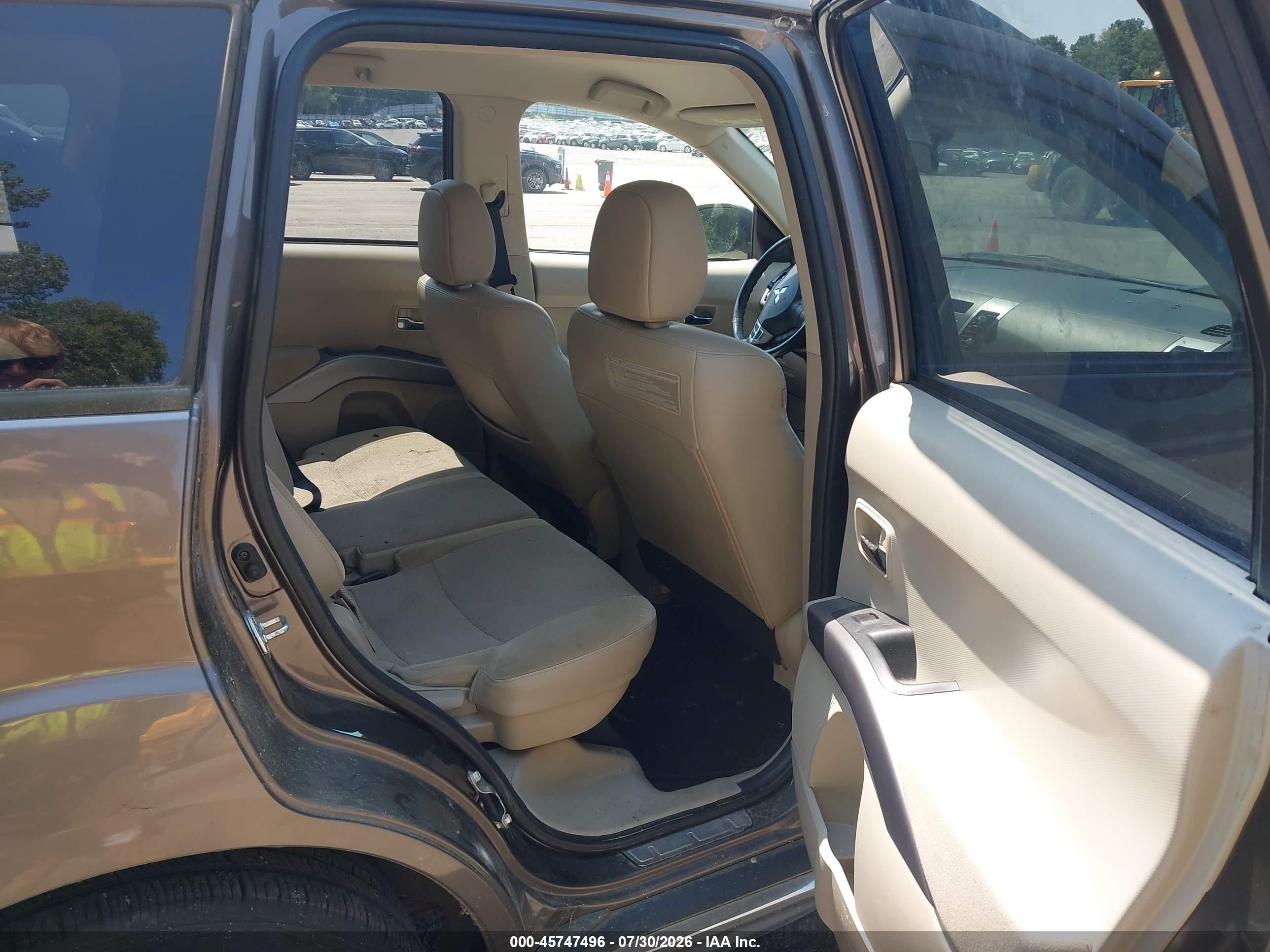2011 Mitsubishi Outlander Se Gray vin: JA4JT3AW9BU012640