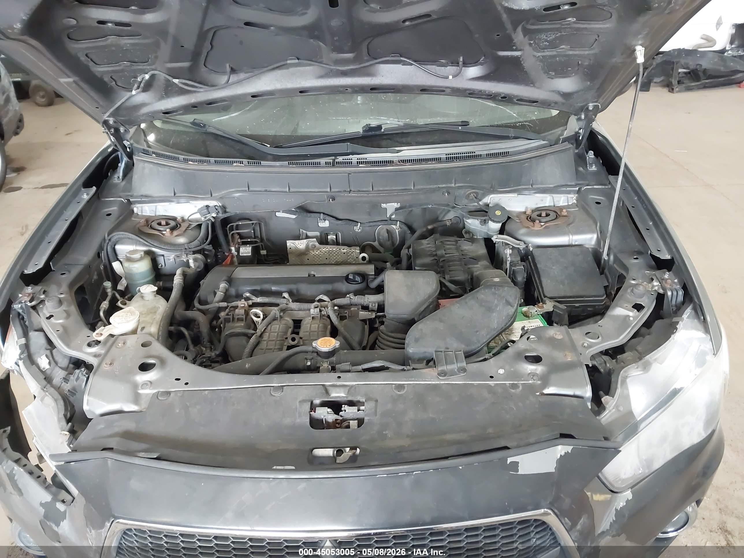 2013 Mitsubishi Outlander Se Gray vin: JA4JT3AW9DU008445
