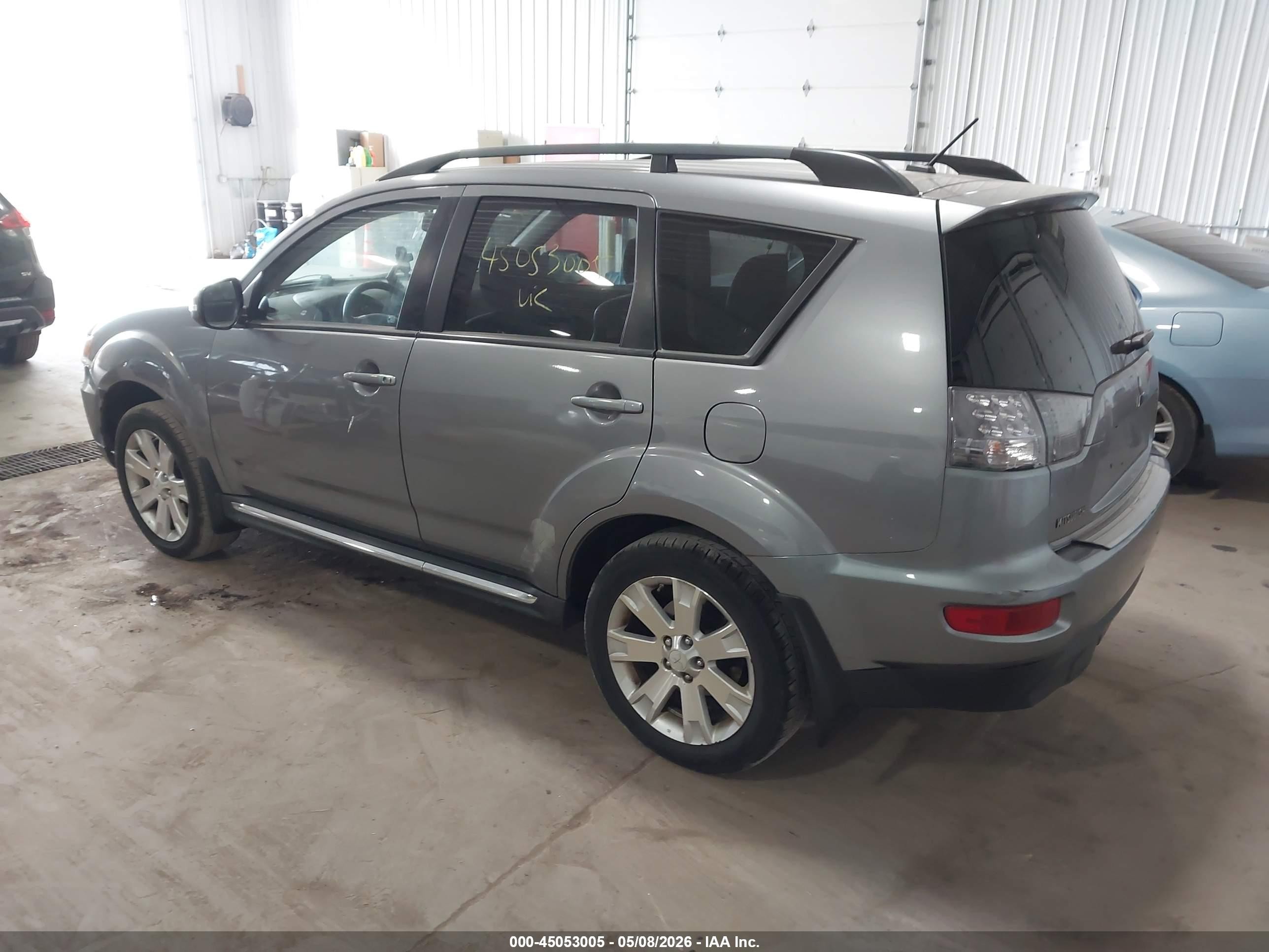 2013 Mitsubishi Outlander Se Gray vin: JA4JT3AW9DU008445