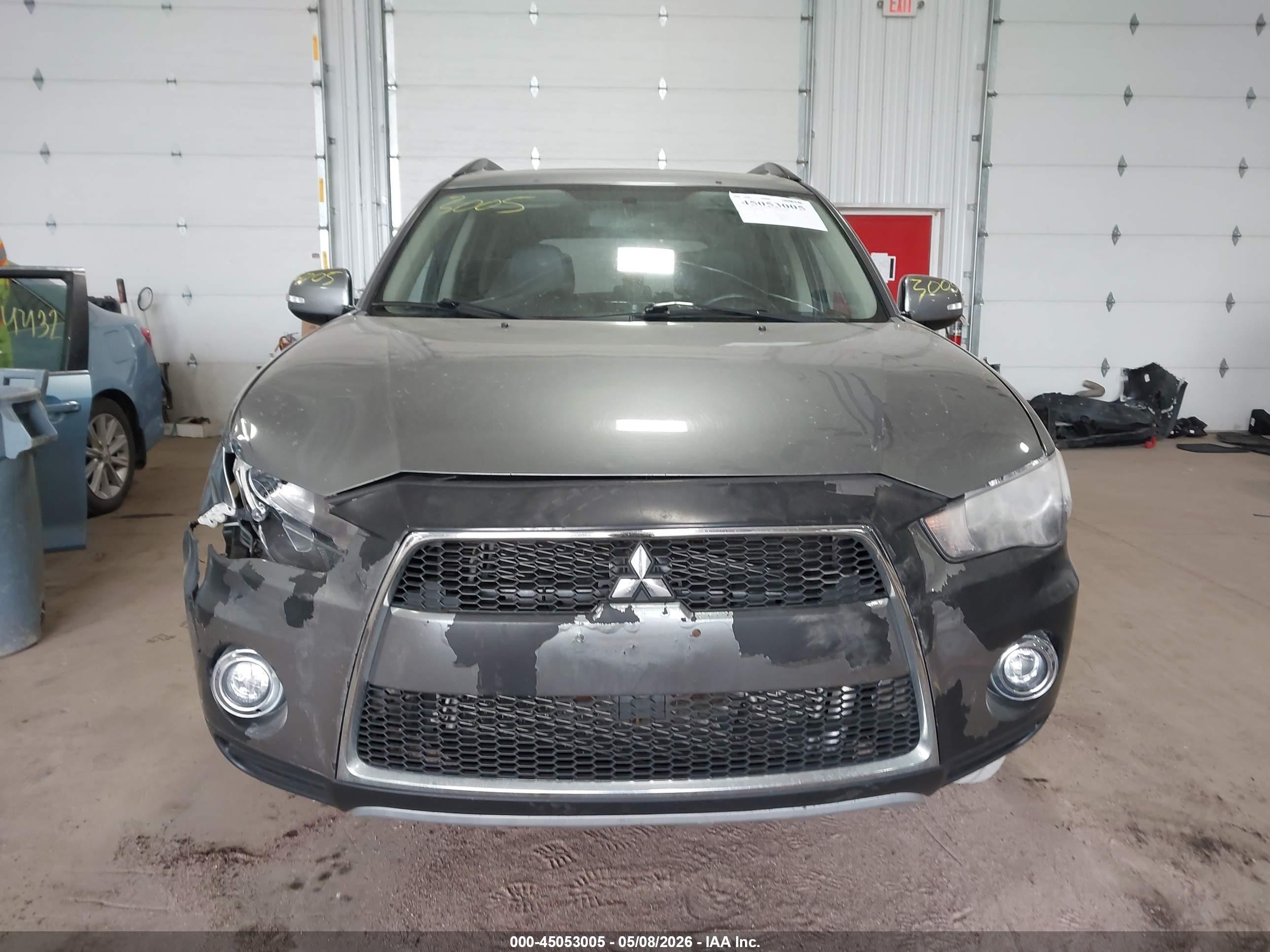 2013 Mitsubishi Outlander Se Gray vin: JA4JT3AW9DU008445