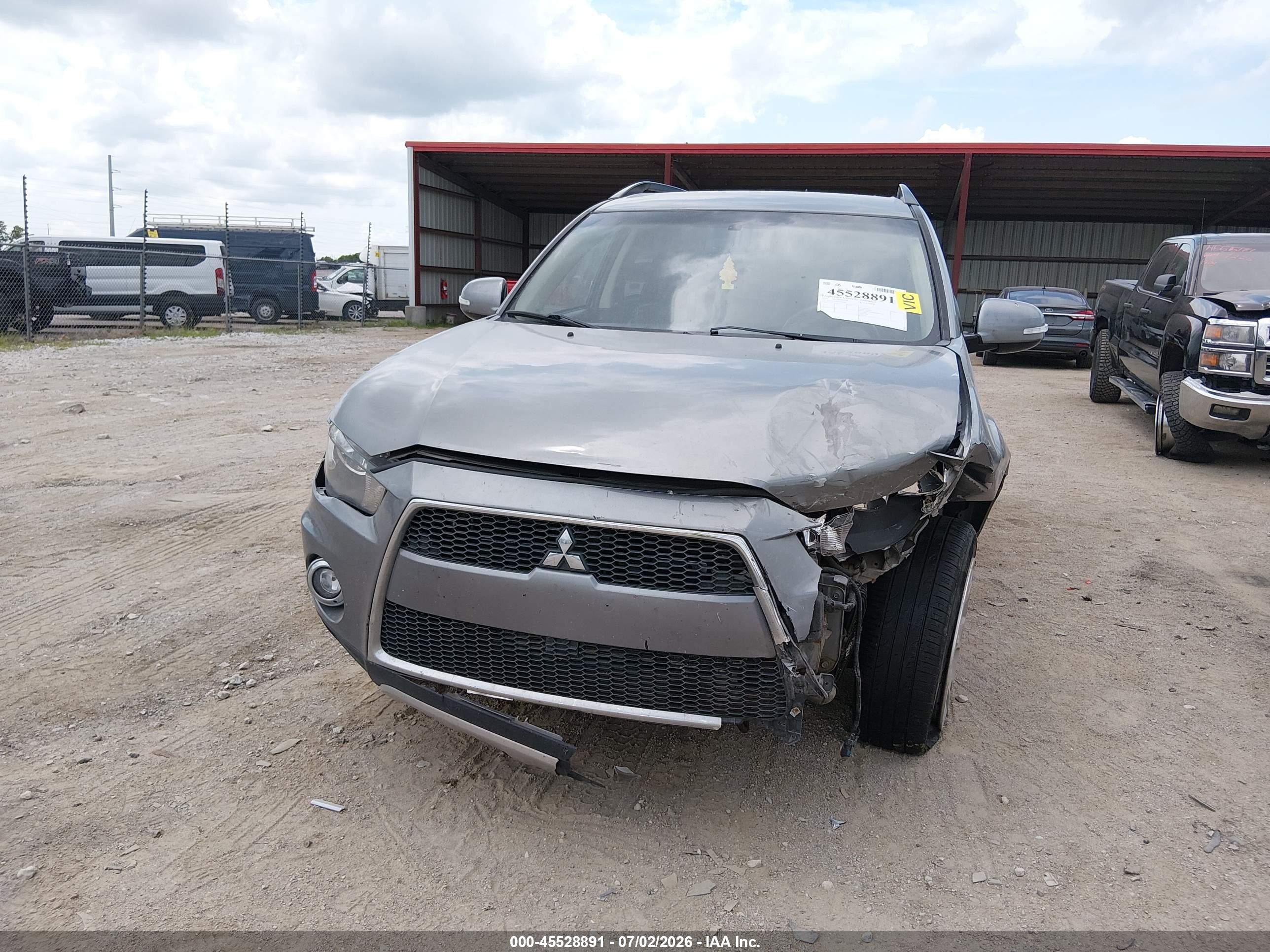 2013 Mitsubishi Outlander Se Gray vin: JA4JT3AW9DU020885