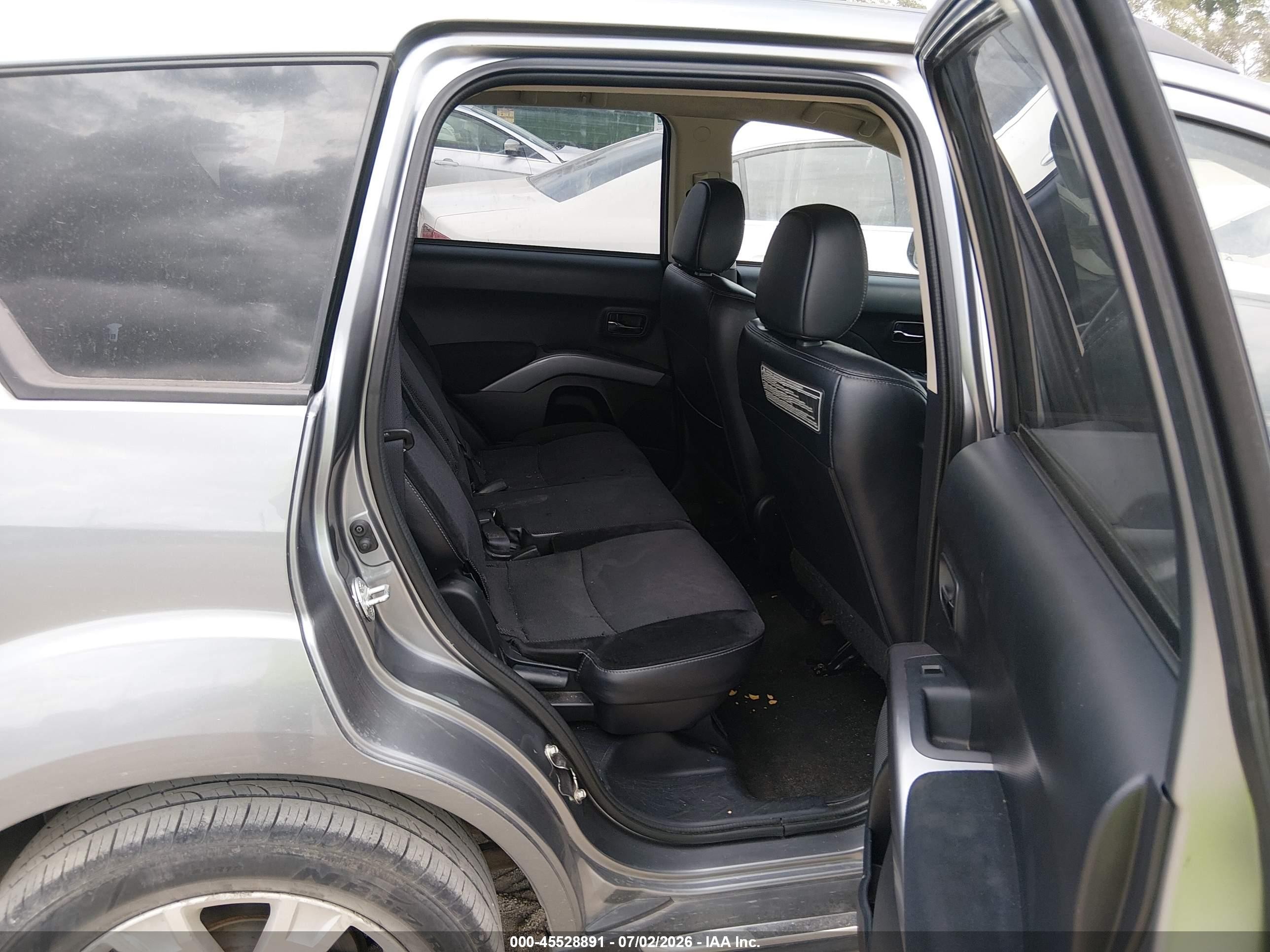 2013 Mitsubishi Outlander Se Gray vin: JA4JT3AW9DU020885