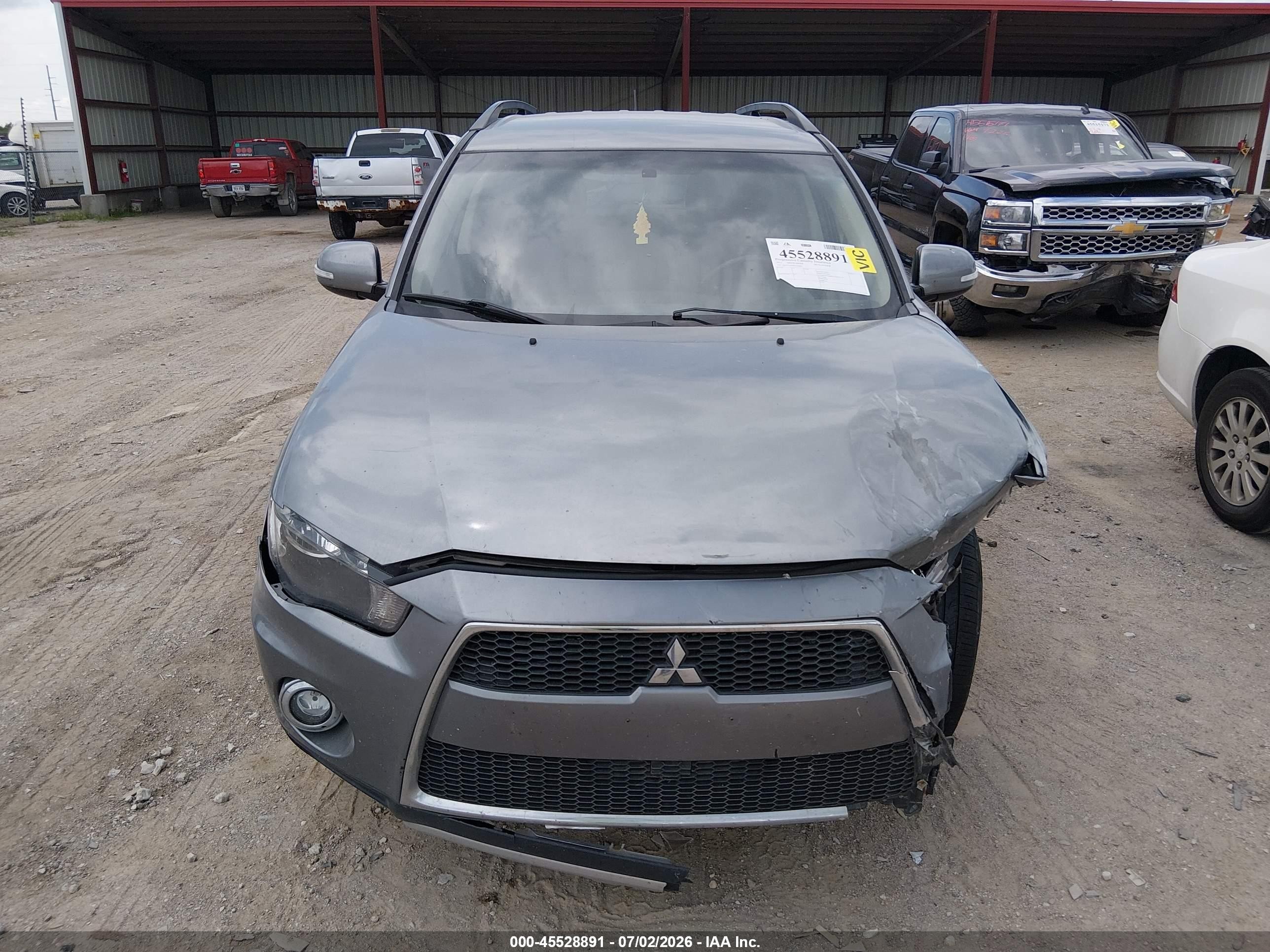 2013 Mitsubishi Outlander Se Gray vin: JA4JT3AW9DU020885