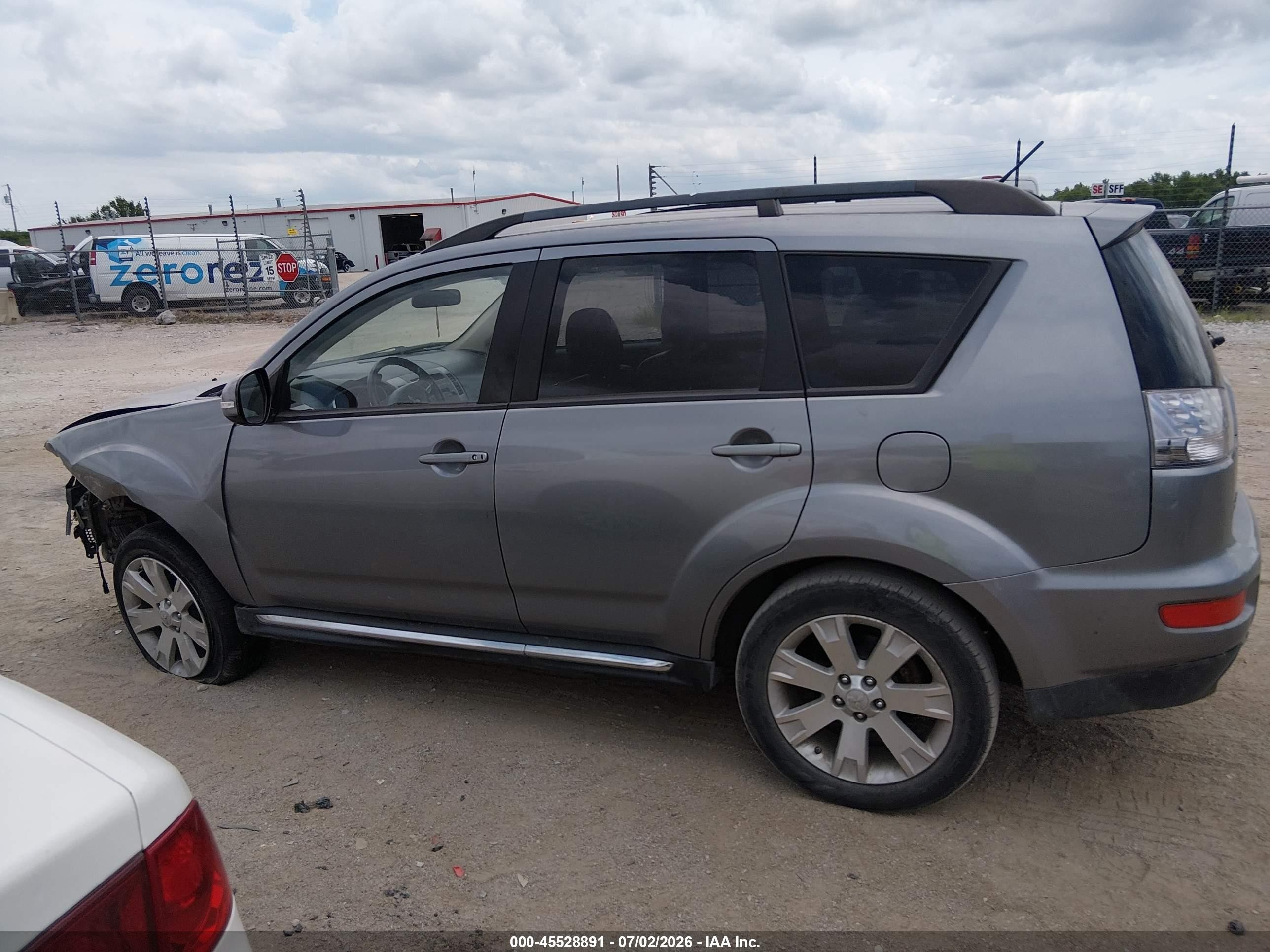 2013 Mitsubishi Outlander Se Gray vin: JA4JT3AW9DU020885