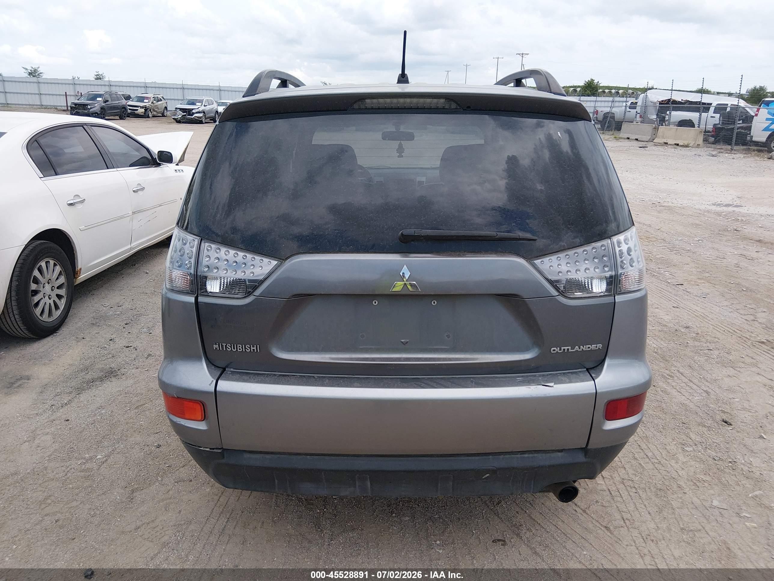 2013 Mitsubishi Outlander Se Gray vin: JA4JT3AW9DU020885
