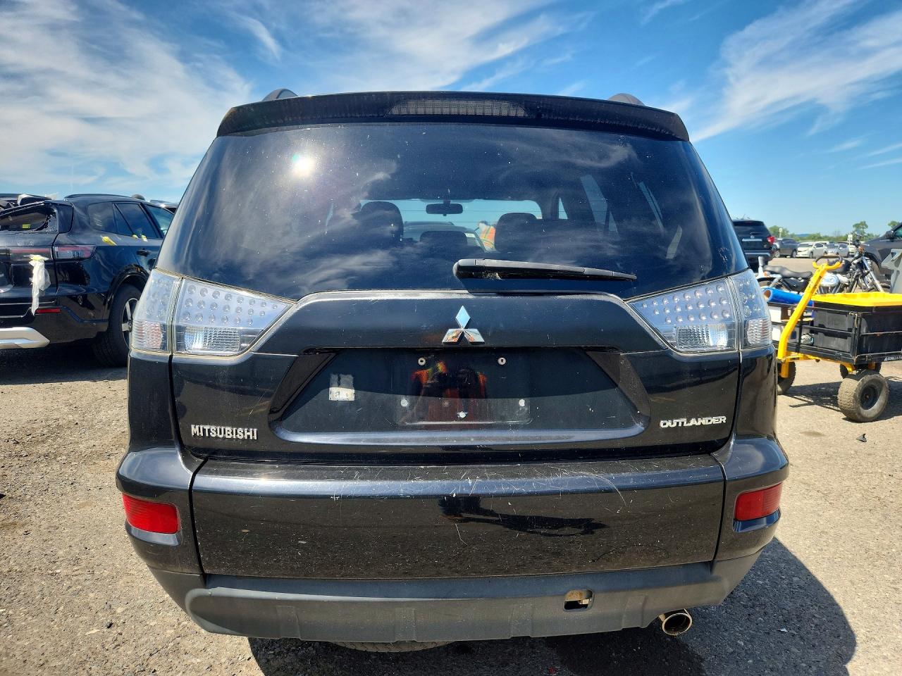 2011 Mitsubishi Outlander Se Black vin: JA4JT3AWXBU007463