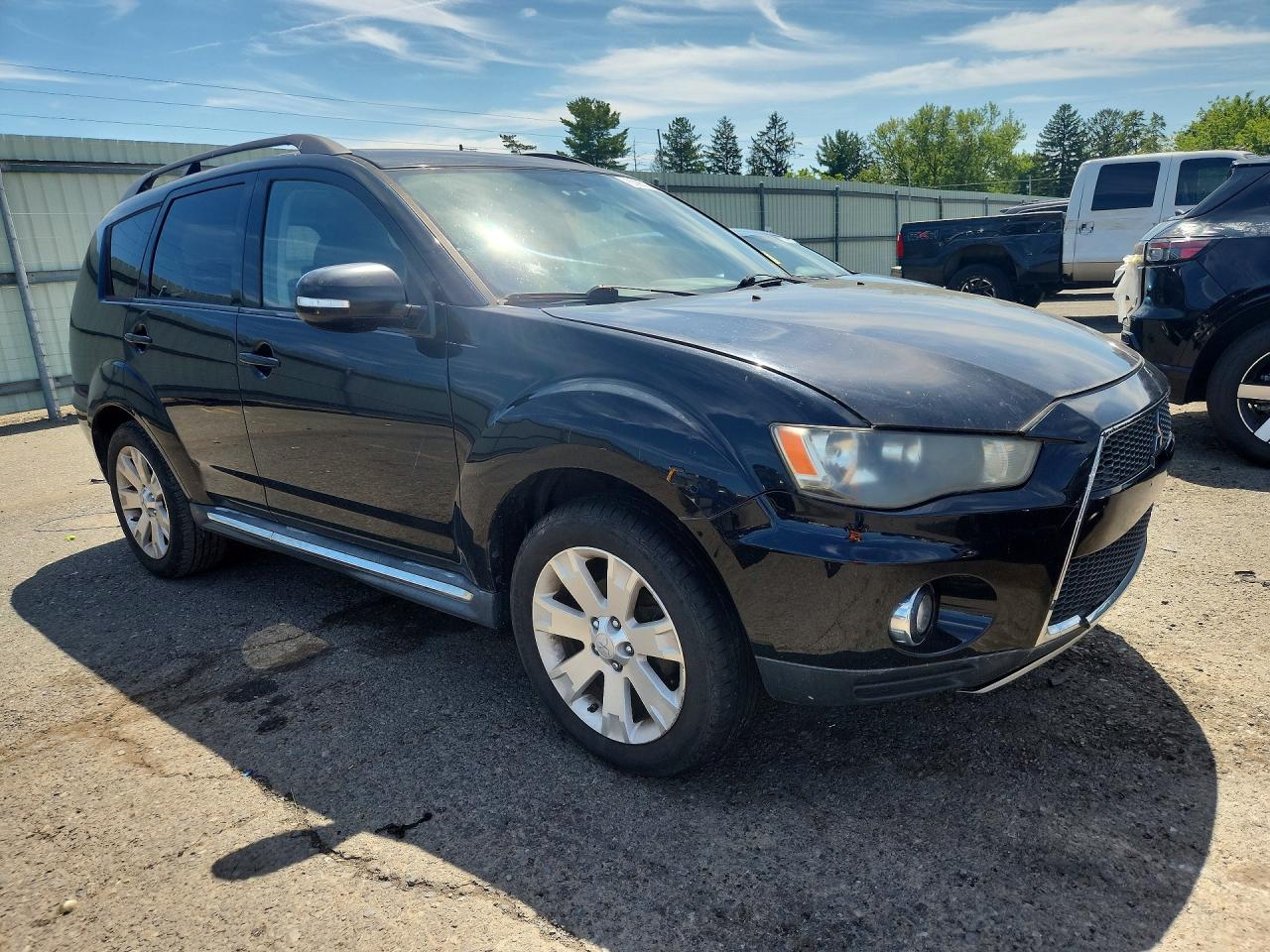 2011 Mitsubishi Outlander Se Black vin: JA4JT3AWXBU007463