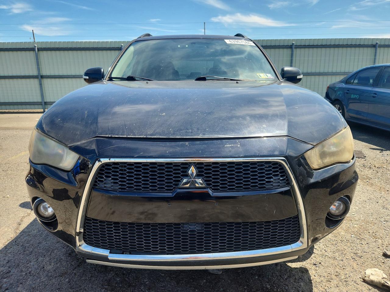 2011 Mitsubishi Outlander Se Black vin: JA4JT3AWXBU007463