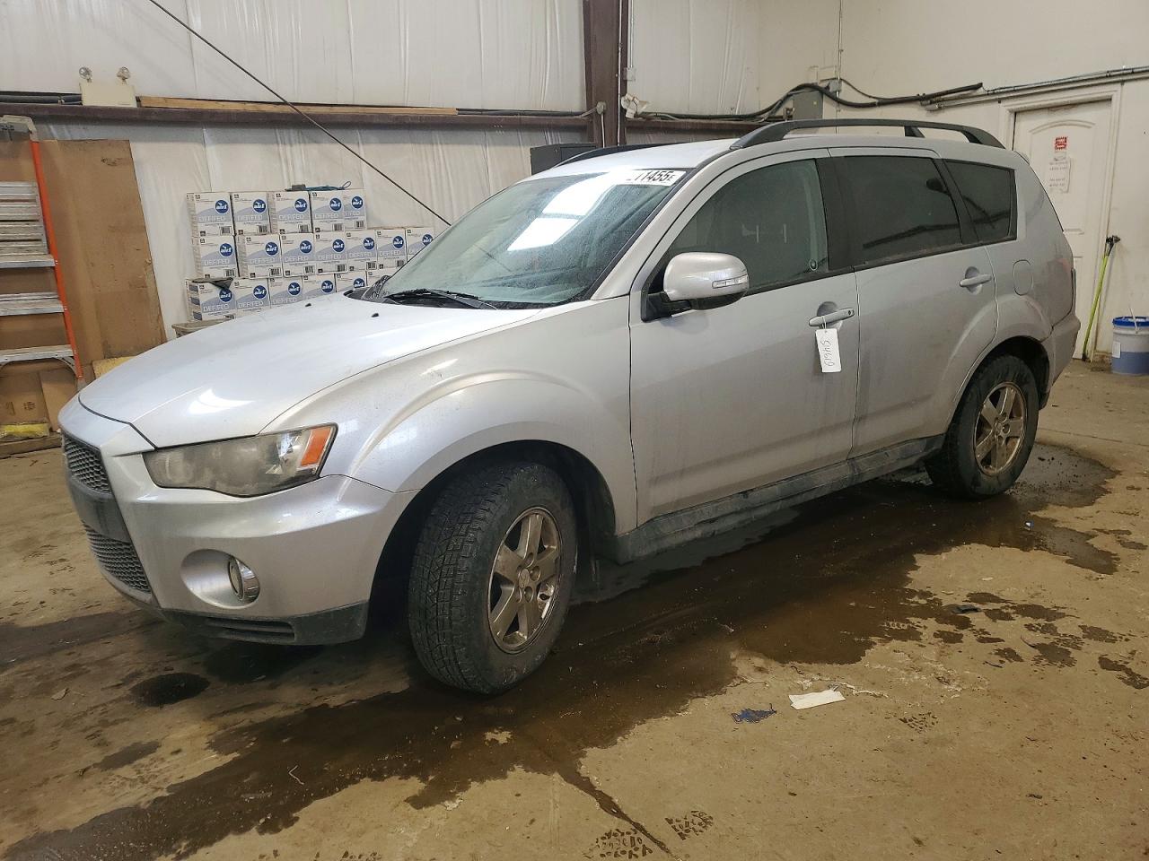 2010 Mitsubishi Outlander Xls Silver vin: JA4JT3AX1AZ604429