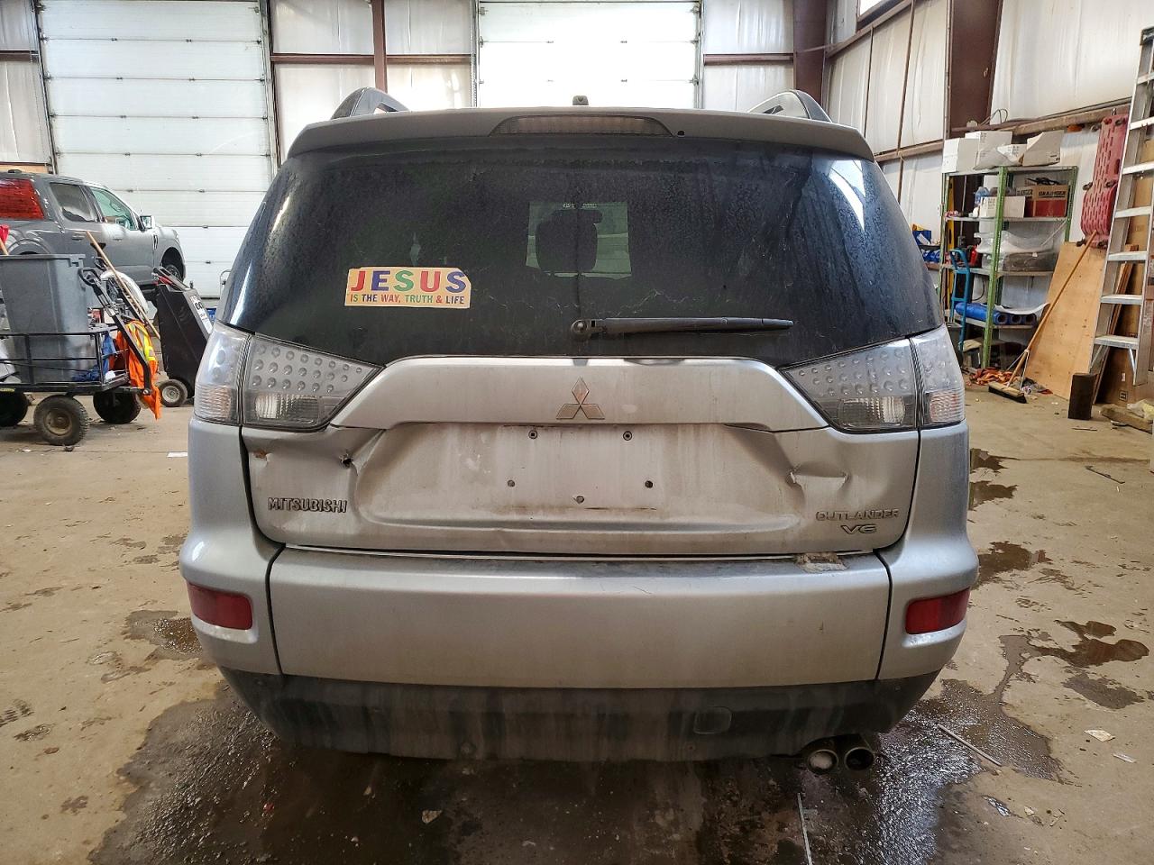 2010 Mitsubishi Outlander Xls Silver vin: JA4JT3AX1AZ604429