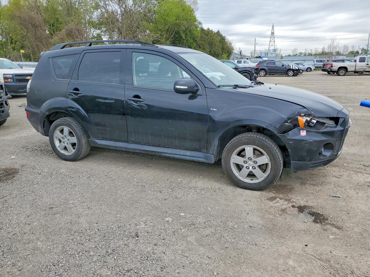 2013 Mitsubishi Outlander Se Black vin: JA4JT3AX3DU605969
