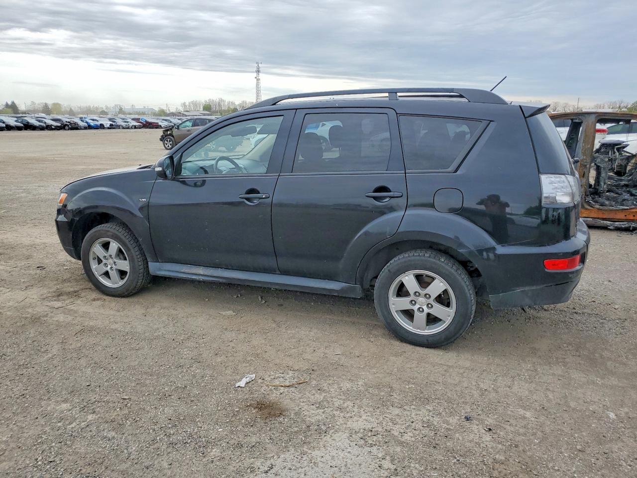 2013 Mitsubishi Outlander Se Black vin: JA4JT3AX3DU605969