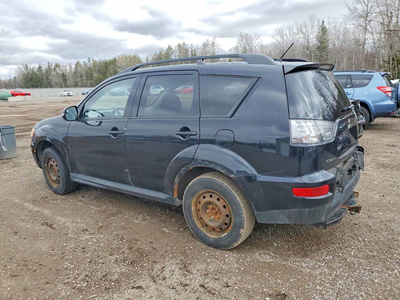 2010 Mitsubishi Outlander Xls Black vin: JA4JT3AX5AZ600223