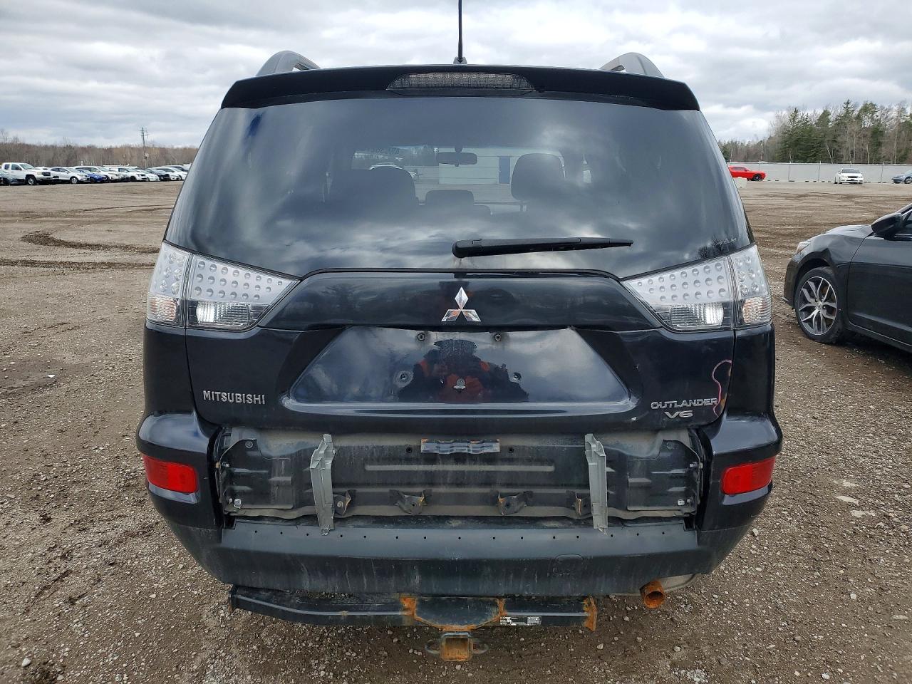 2010 Mitsubishi Outlander Xls Black vin: JA4JT3AX5AZ600223