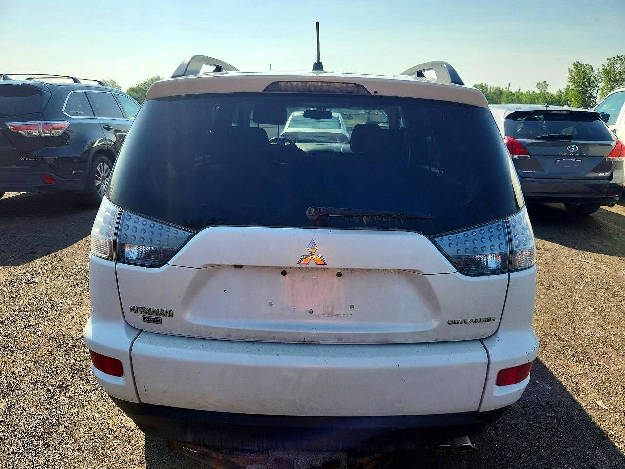 2012 Mitsubishi Outlander Se Белый vin: JA4JT3AX8CU605514