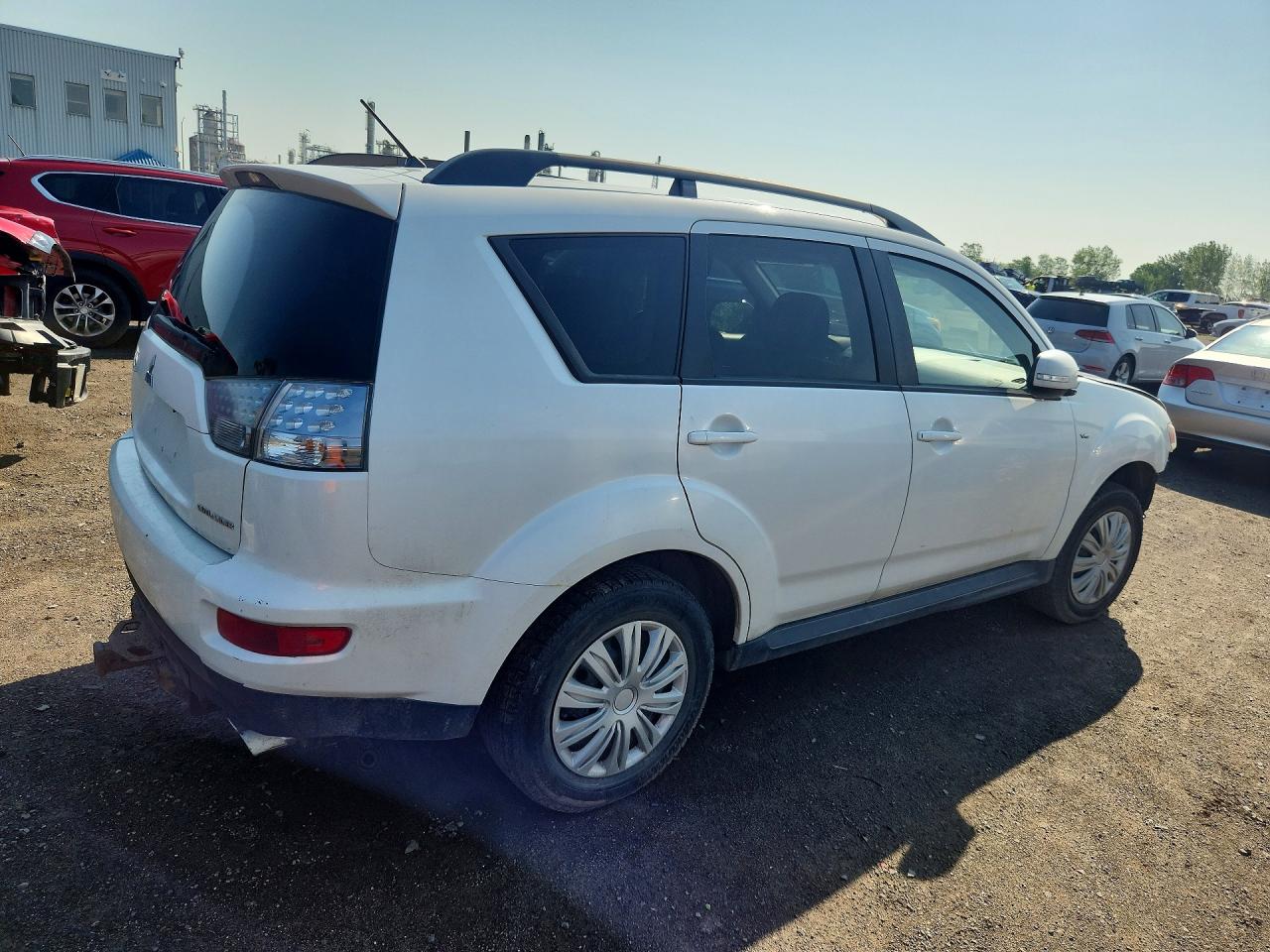 2012 Mitsubishi Outlander Se Белый vin: JA4JT3AX8CU605514