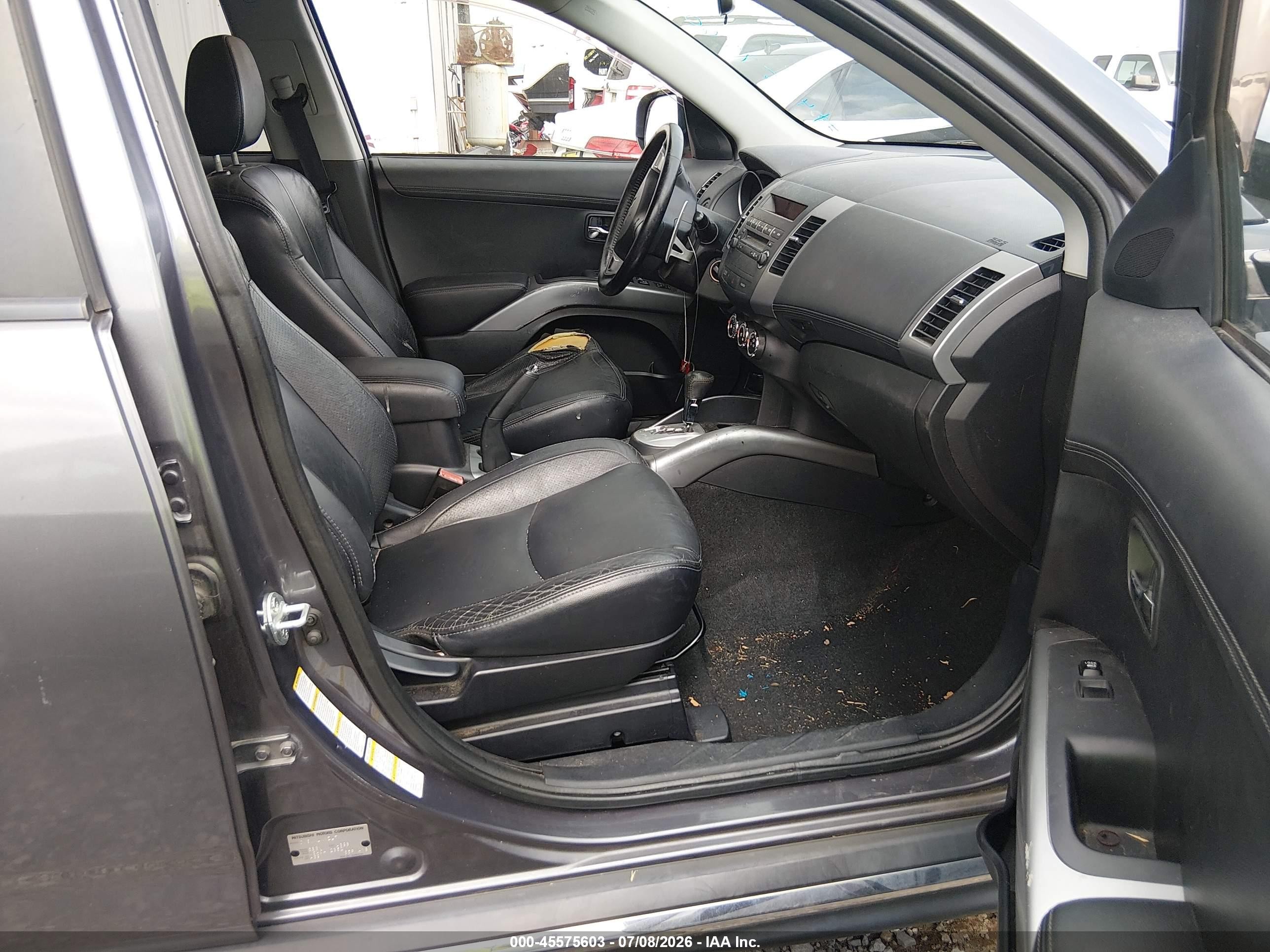 2010 Mitsubishi Outlander Xls Gray vin: JA4JT4AX1AZ003611