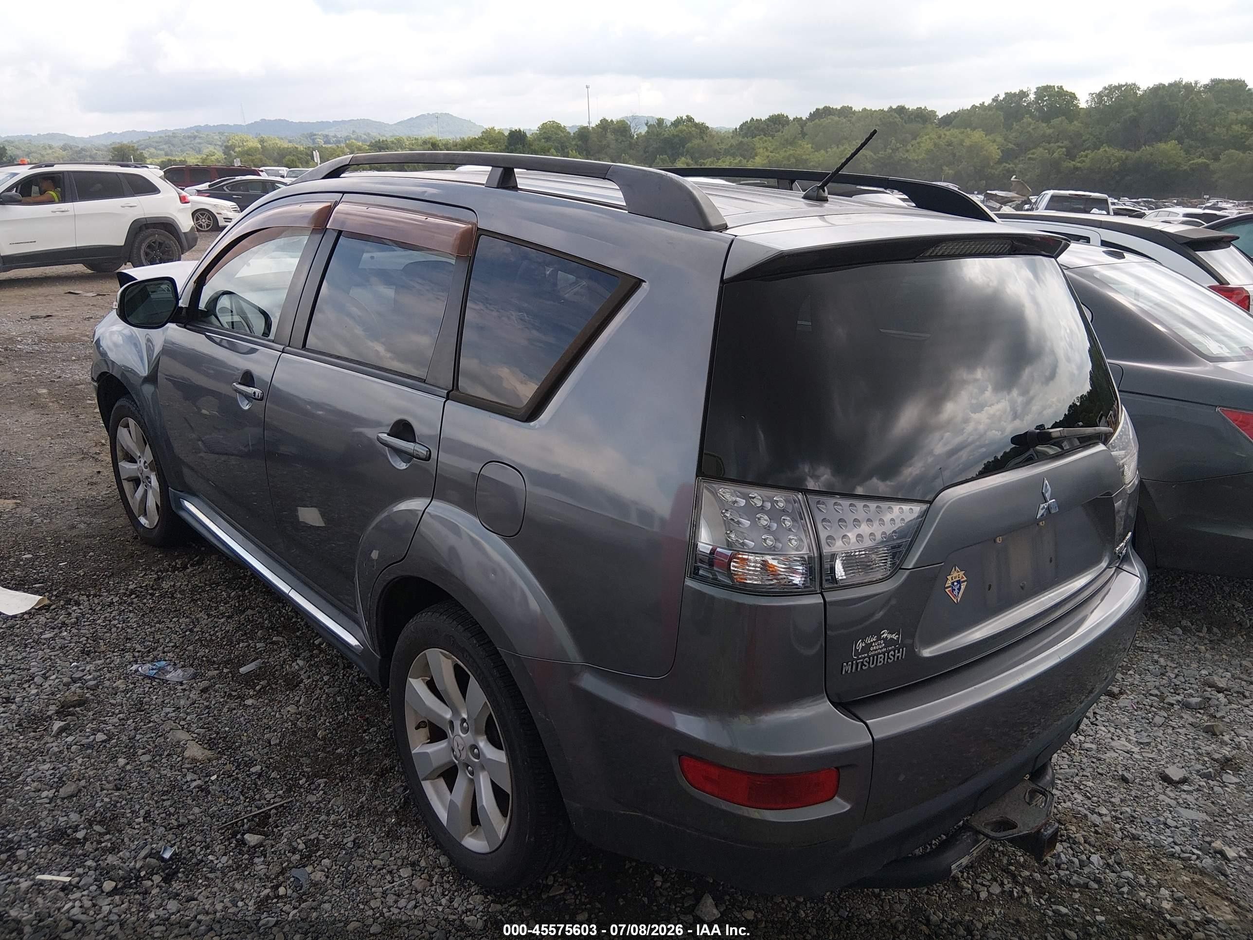 2010 Mitsubishi Outlander Xls Gray vin: JA4JT4AX1AZ003611