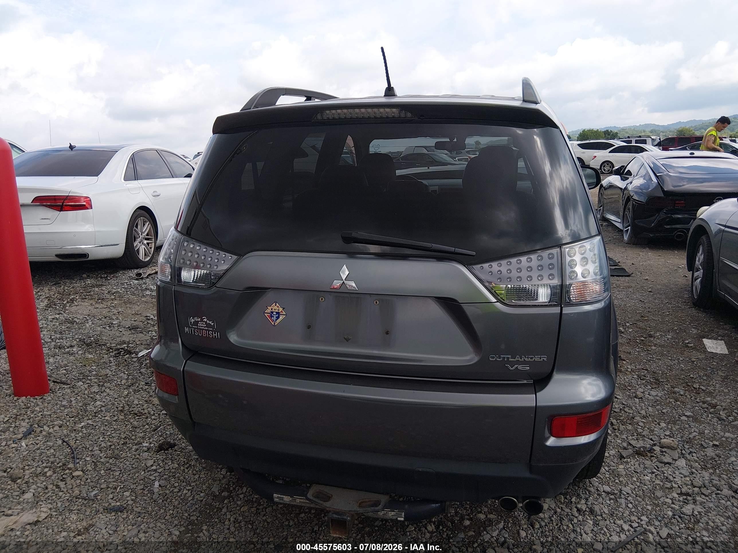 2010 Mitsubishi Outlander Xls Gray vin: JA4JT4AX1AZ003611