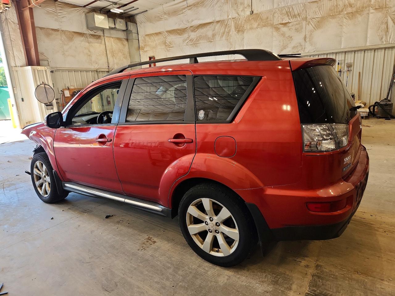 2010 Mitsubishi Outlander Xls Burgundy vin: JA4JT4AX4AZ012884