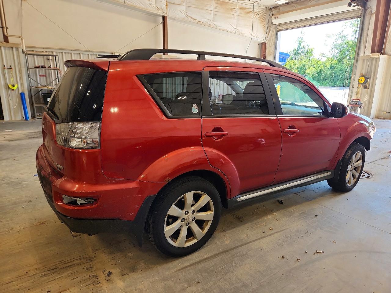 2010 Mitsubishi Outlander Xls Burgundy vin: JA4JT4AX4AZ012884