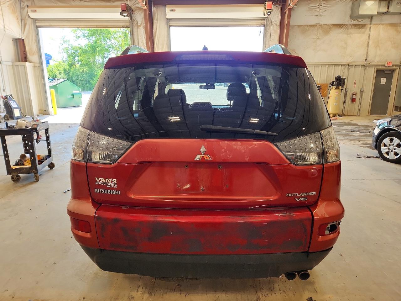 2010 Mitsubishi Outlander Xls Burgundy vin: JA4JT4AX4AZ012884