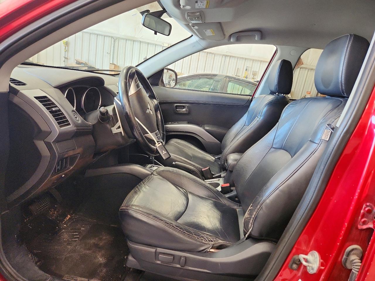 2010 Mitsubishi Outlander Xls Burgundy vin: JA4JT4AX4AZ012884