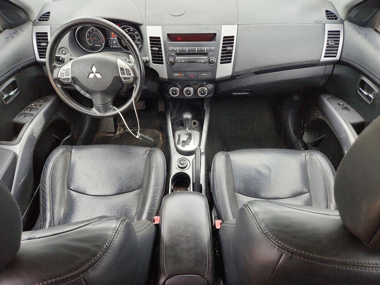 2010 Mitsubishi Outlander Xls Black vin: JA4JT4AX9AZ002657