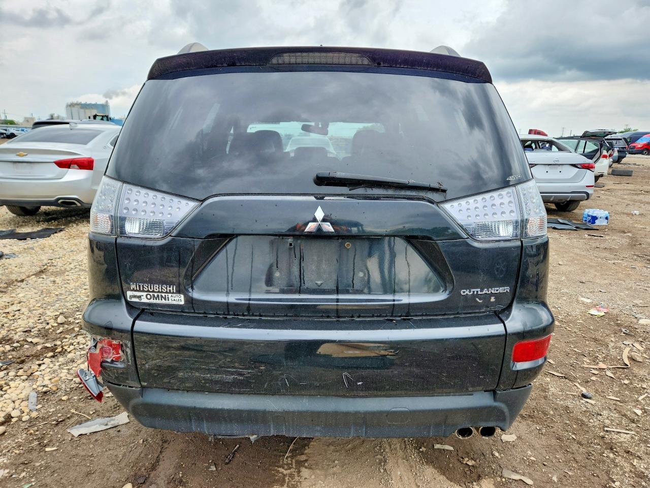 2010 Mitsubishi Outlander Xls Black vin: JA4JT4AX9AZ002657