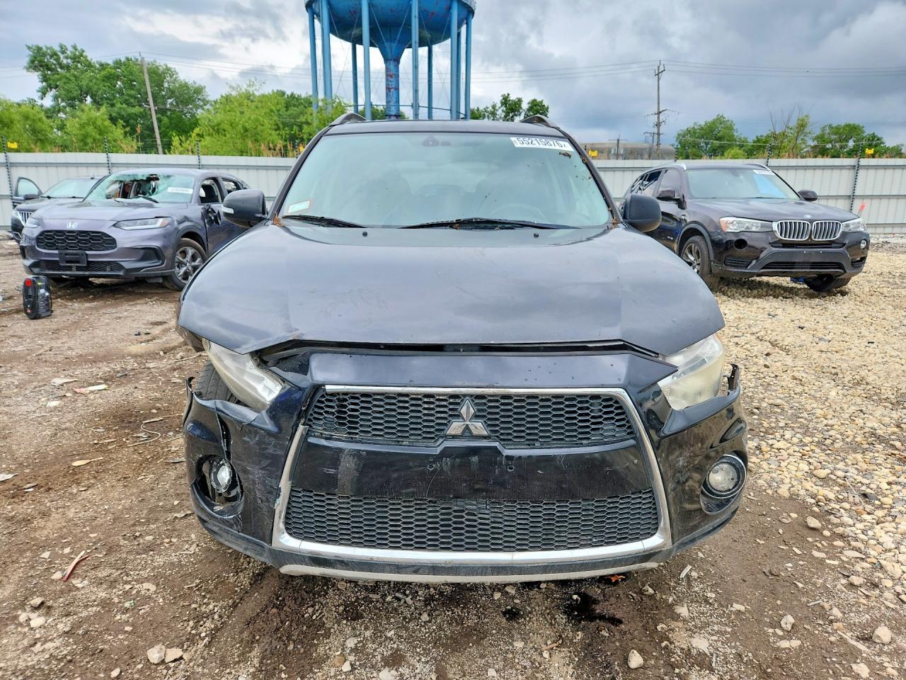 2010 Mitsubishi Outlander Xls Black vin: JA4JT4AX9AZ002657