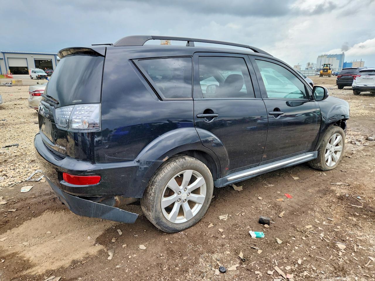 2010 Mitsubishi Outlander Xls Black vin: JA4JT4AX9AZ002657