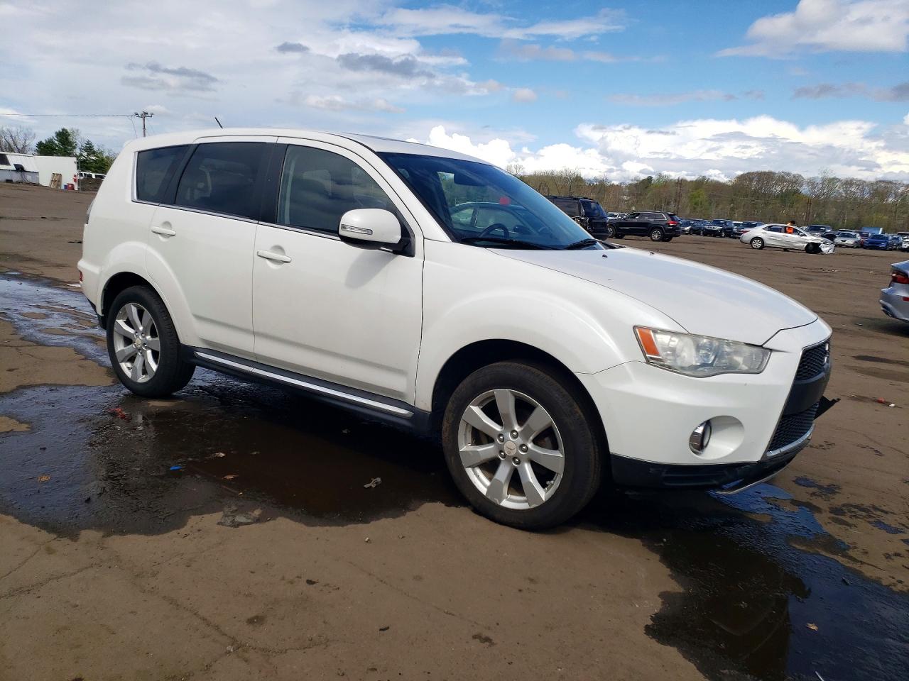 2010 Mitsubishi Outlander Gt Белый vin: JA4JT5AX0AZ005016