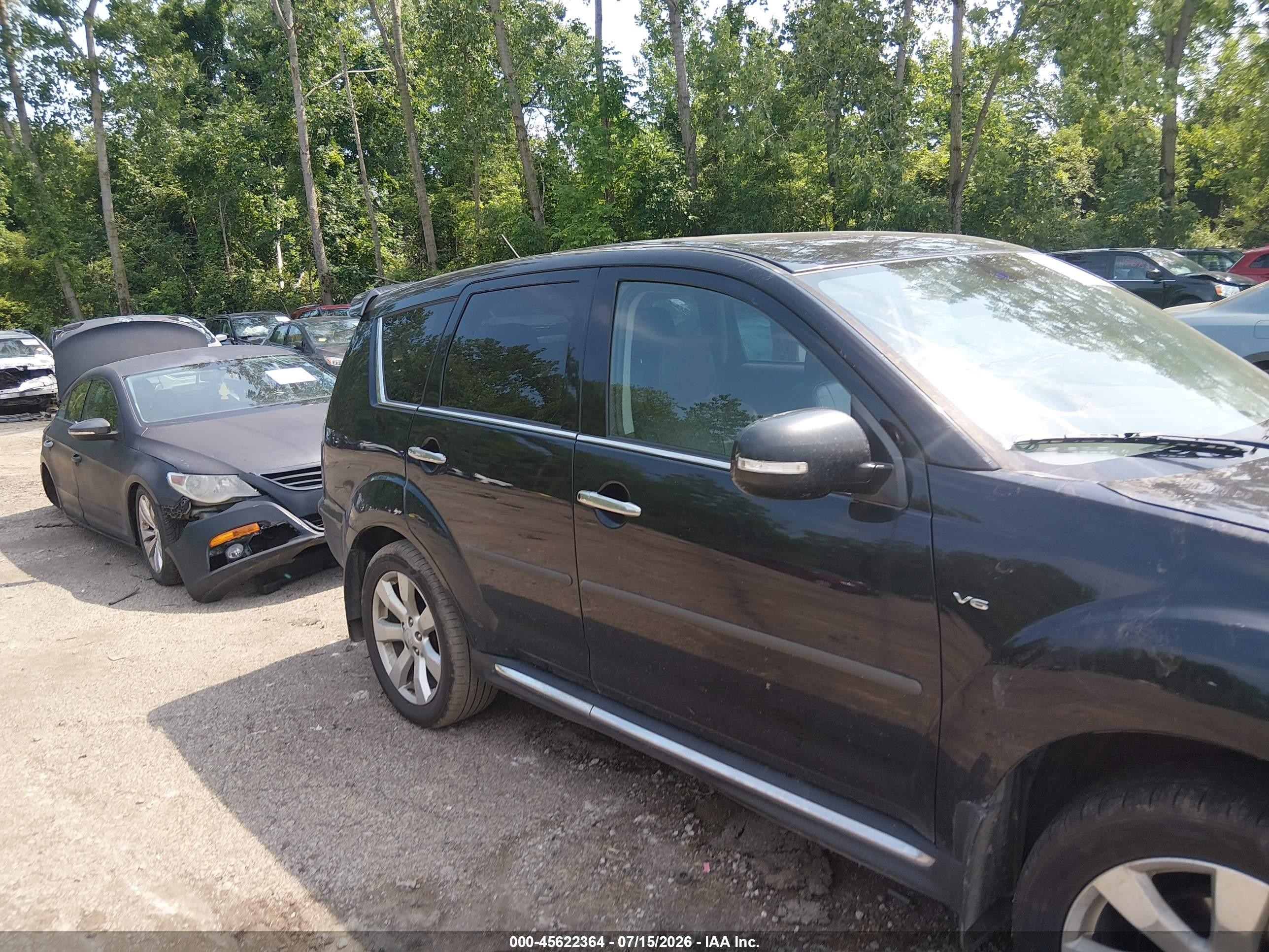 2012 Mitsubishi Outlander Gt Black vin: JA4JT5AX1CU006370