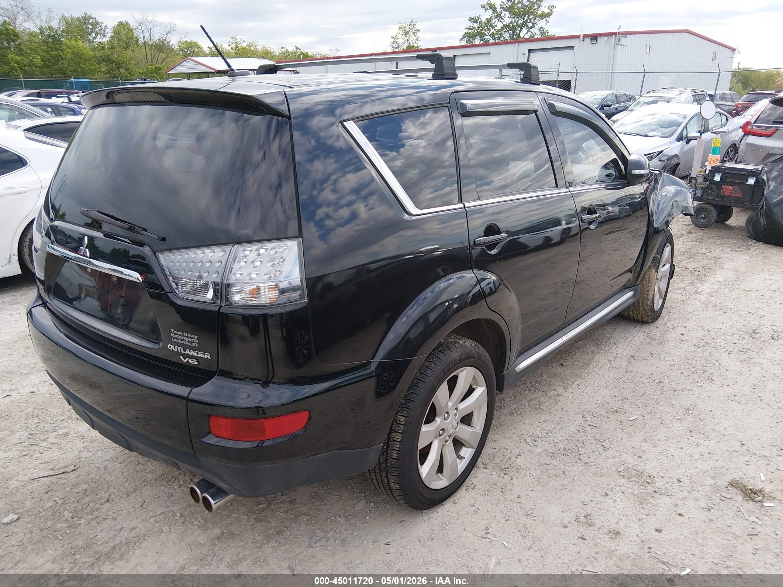 2010 Mitsubishi Outlander Gt Black vin: JA4JT5AX2AZ015448