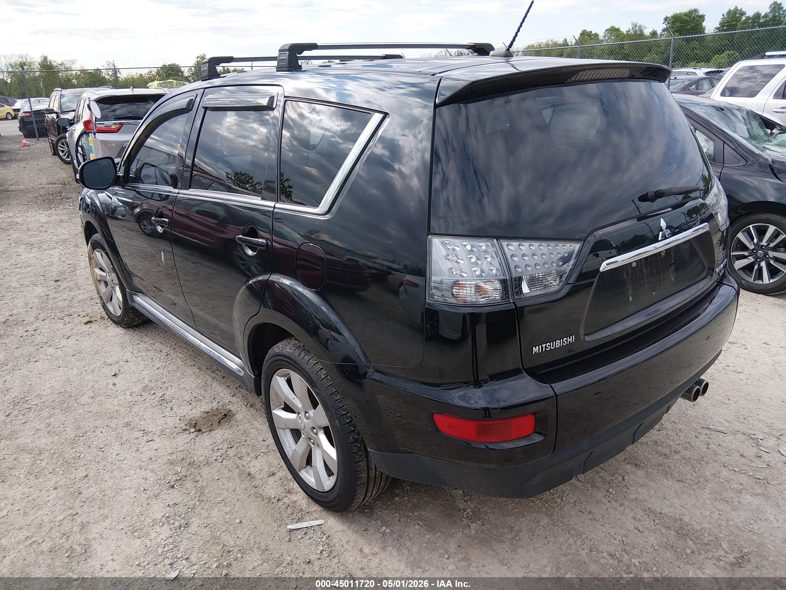 2010 Mitsubishi Outlander Gt Black vin: JA4JT5AX2AZ015448